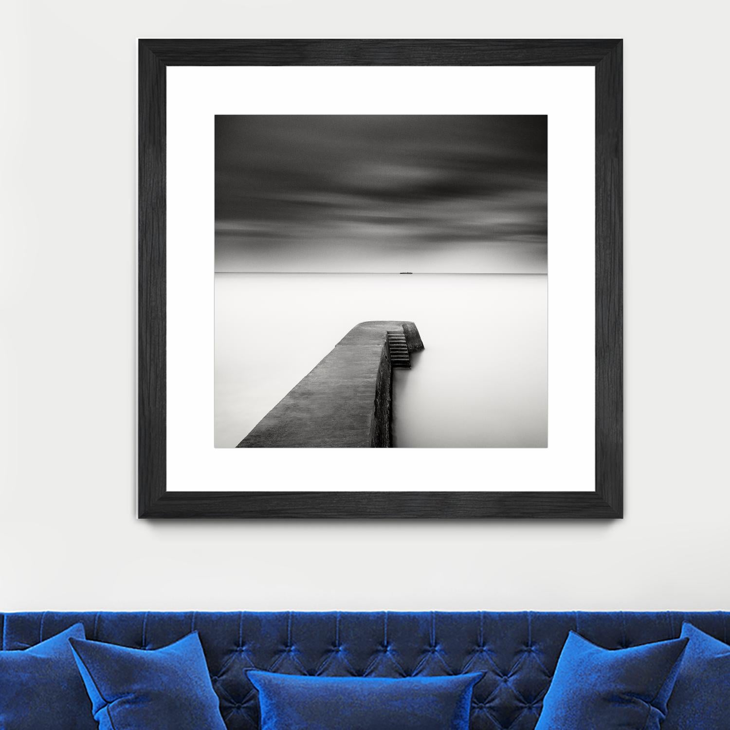 The Jetty-Study #1 by Wilco Dragt on GIANT ART - multicolor photography; coastal; landscapes