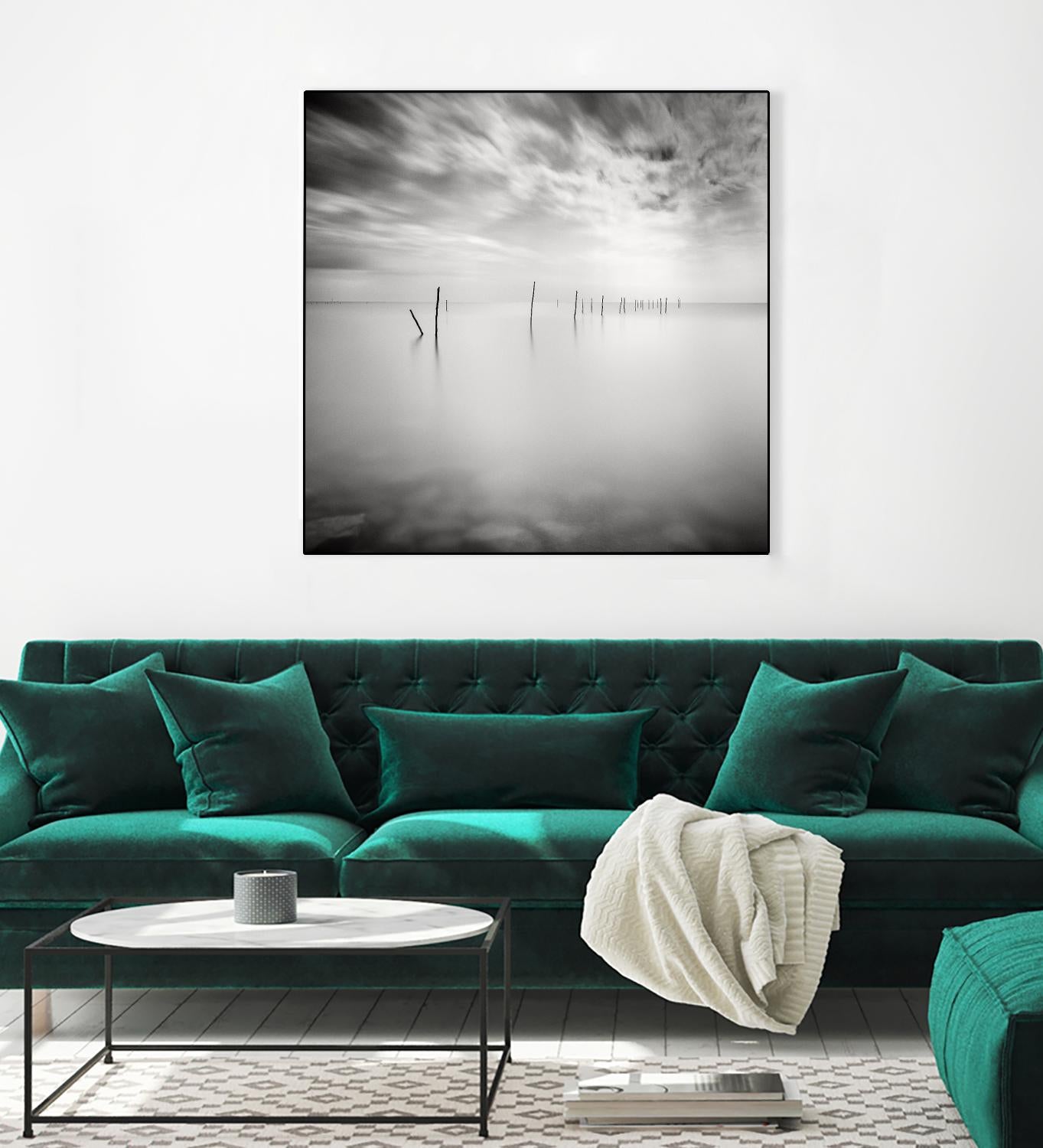 Twenty Two Sticks by Wilco Dragt on GIANT ART - multicolor photography; coastal; landscapes