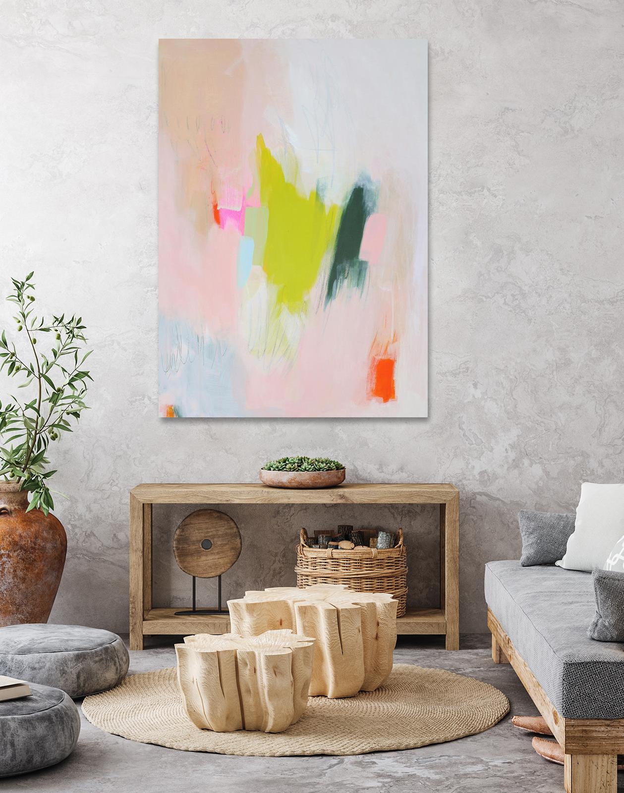 Lucia by Melissa Donoho on GIANT ART - pink abstracts, contemporary