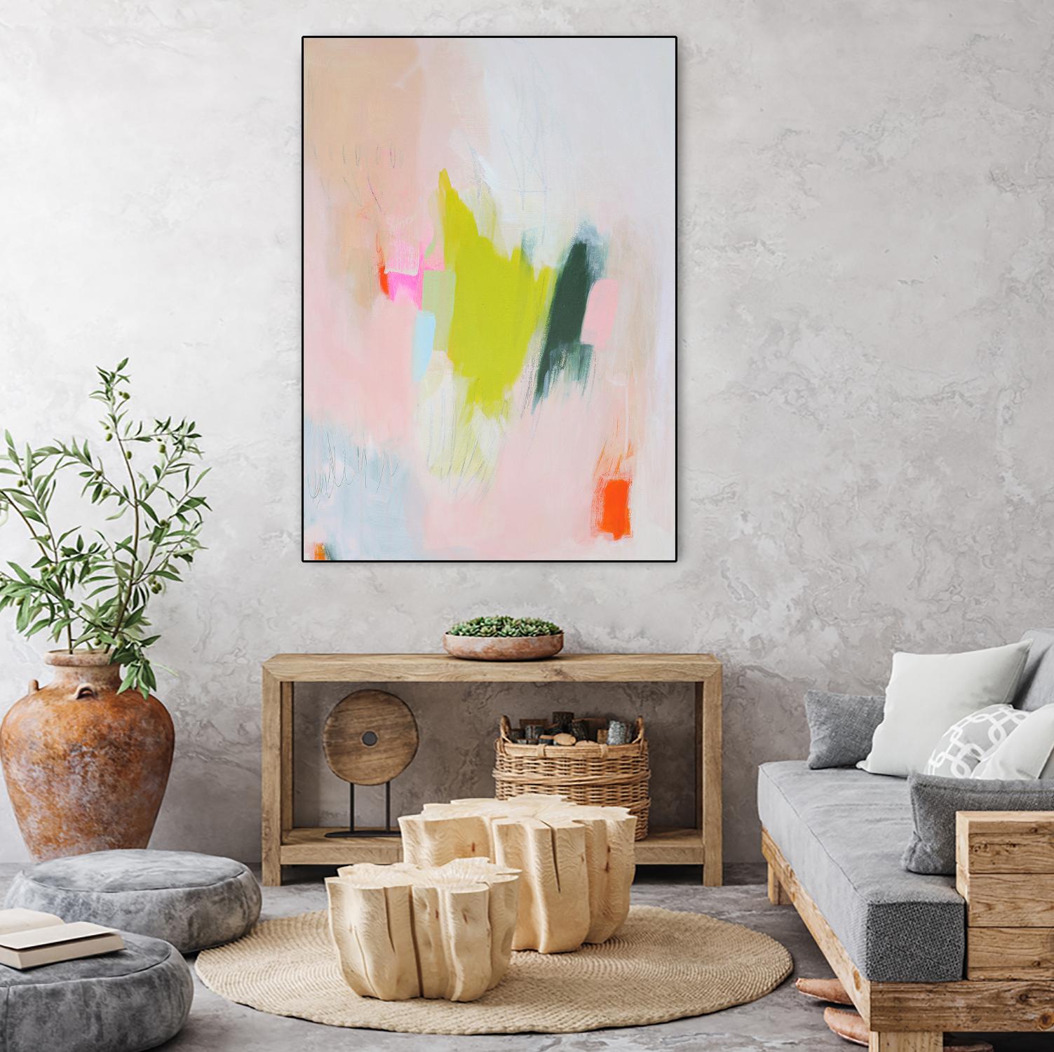 Lucia by Melissa Donoho on GIANT ART - pink abstracts, contemporary