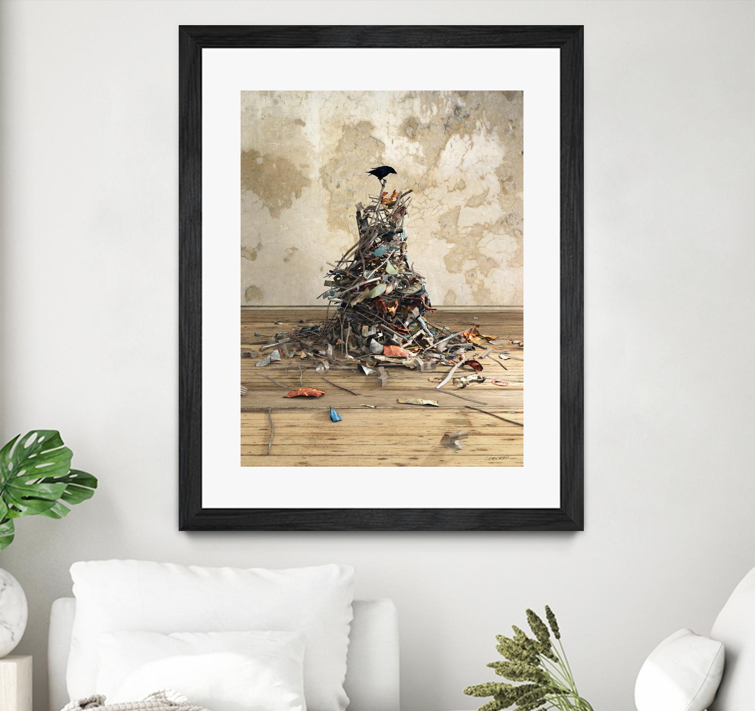 New Worth by Cynthia Decker on GIANT ART - multi contemporary, animals, urban/pop surrealism, birds