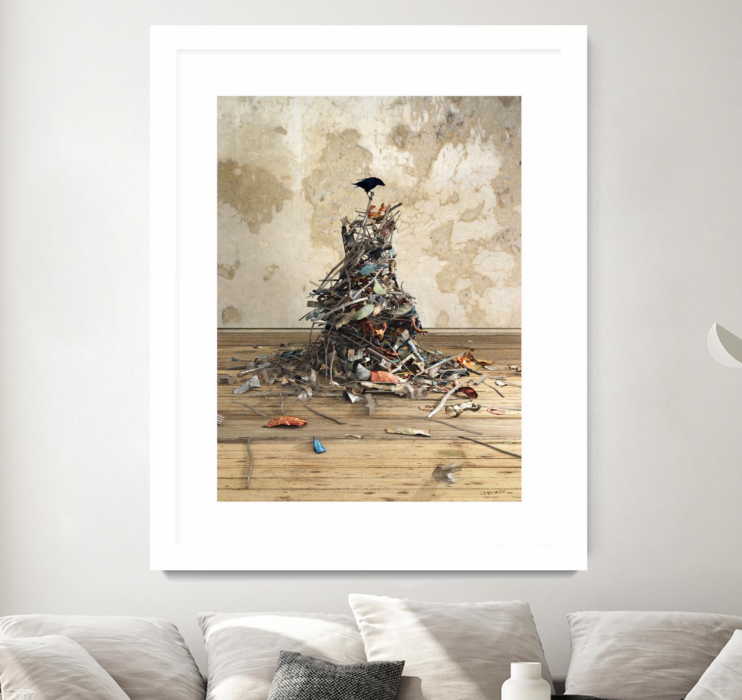 New Worth by Cynthia Decker on GIANT ART - multi contemporary, animals, urban/pop surrealism, birds