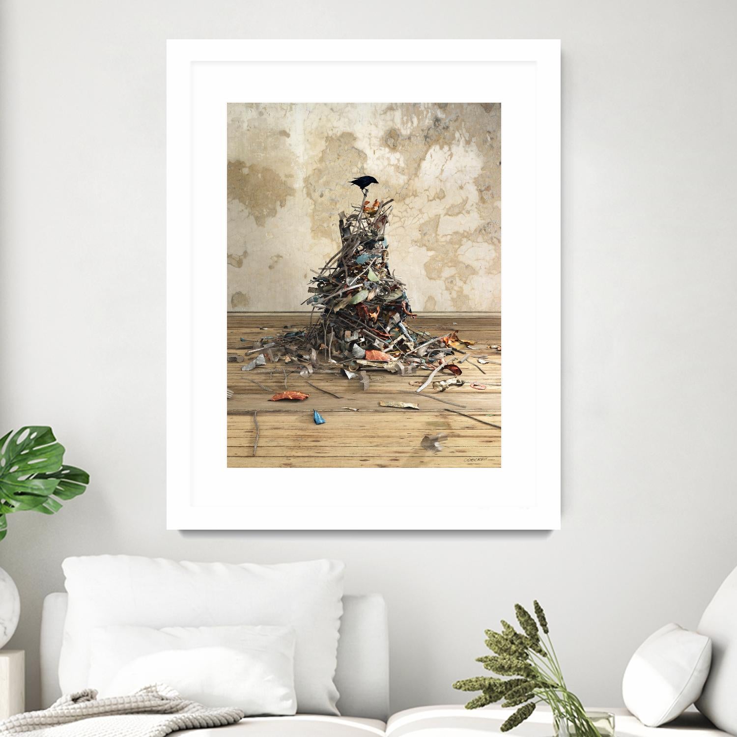 New Worth by Cynthia Decker on GIANT ART - multi contemporary, animals, urban/pop surrealism, birds