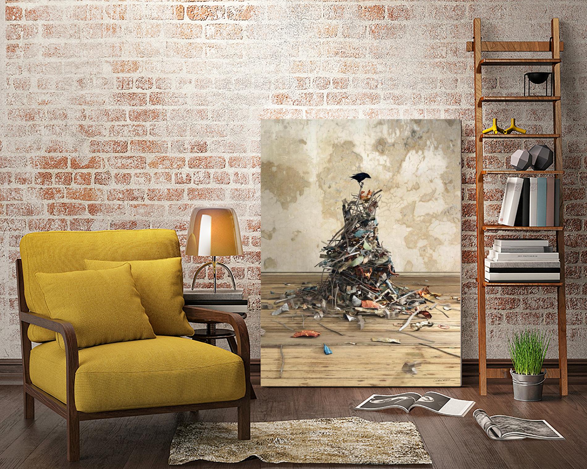 New Worth by Cynthia Decker on GIANT ART - multi contemporary, animals, urban/pop surrealism, birds