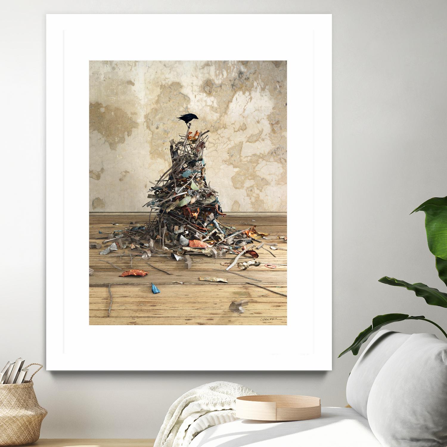 New Worth by Cynthia Decker on GIANT ART - multi contemporary, animals, urban/pop surrealism, birds