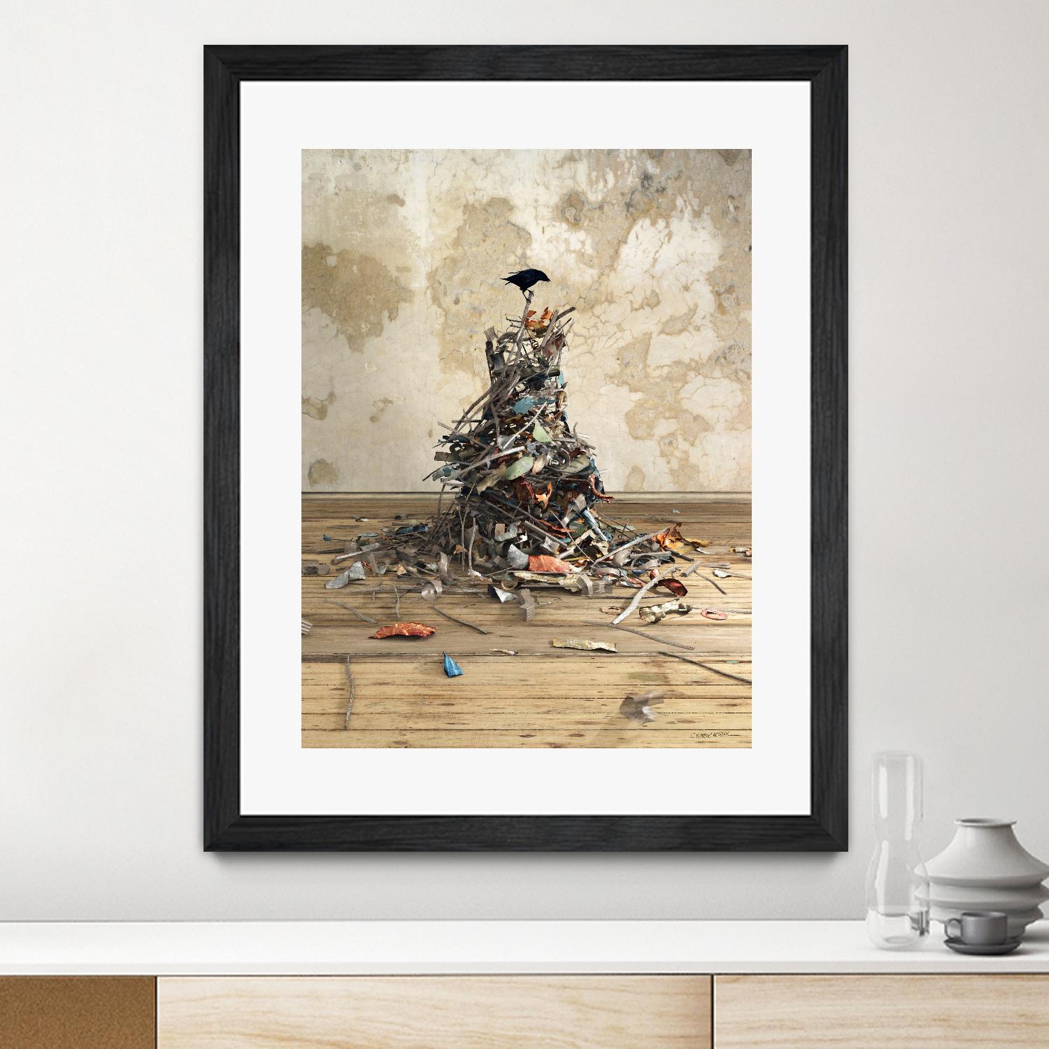 New Worth by Cynthia Decker on GIANT ART - multi contemporary, animals, urban/pop surrealism, birds