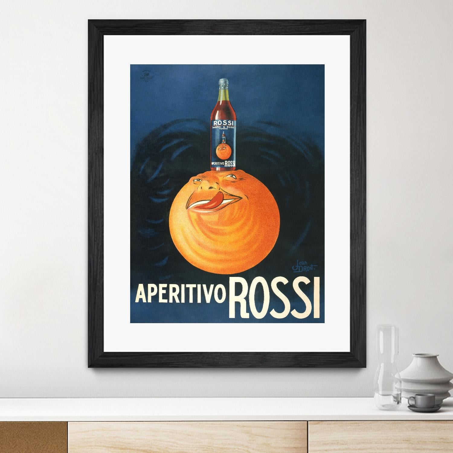 Aperitivo Rossi by Jean Droit on GIANT ART - vintage vintage