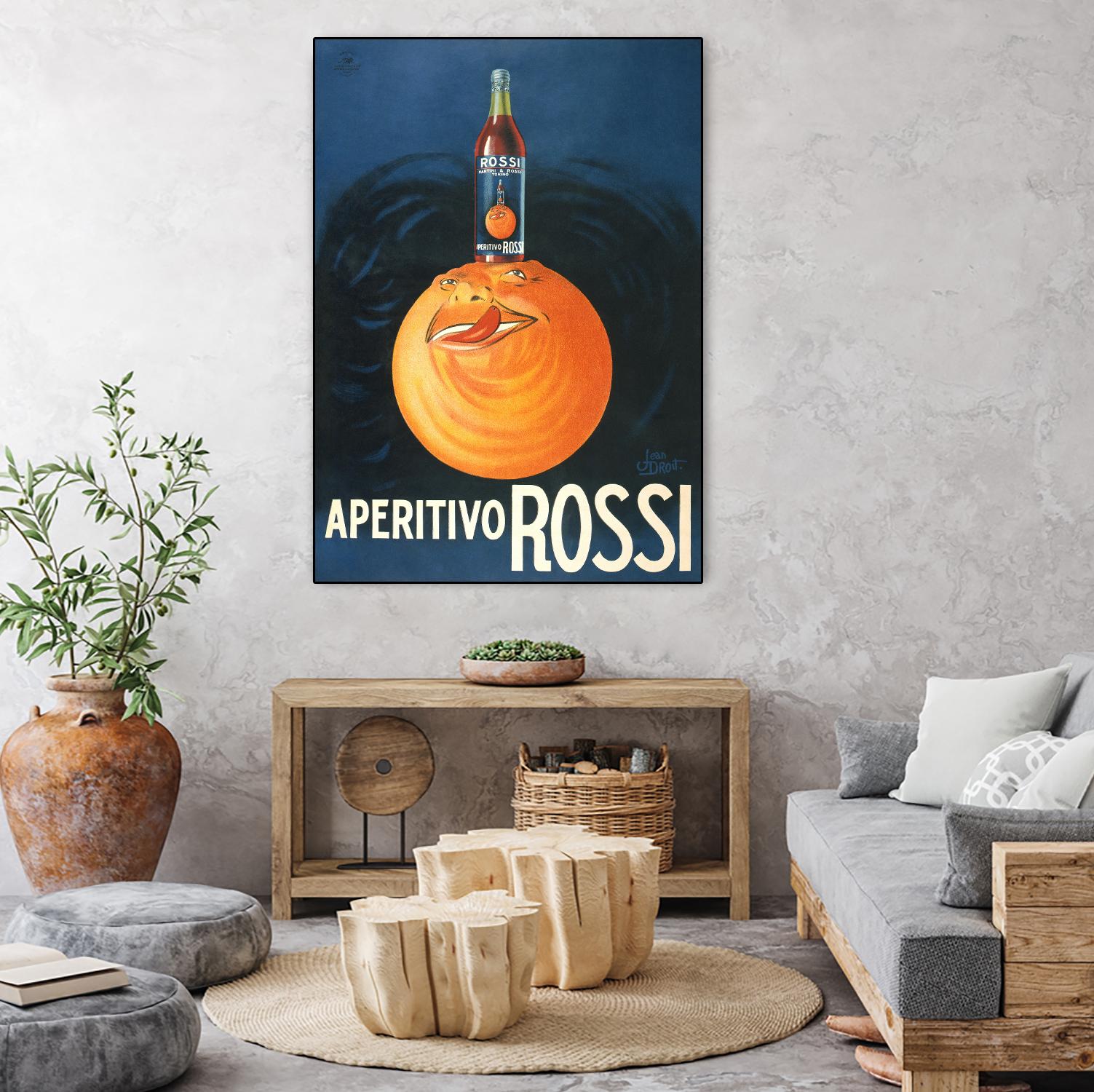 Aperitivo Rossi by Jean Droit on GIANT ART - vintage vintage