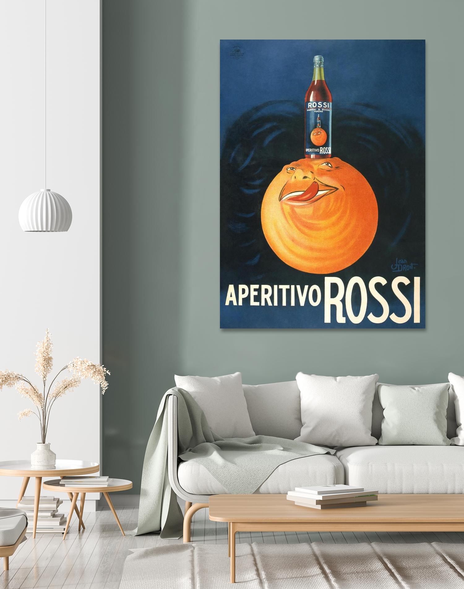 Aperitivo Rossi by Jean Droit on GIANT ART - vintage vintage