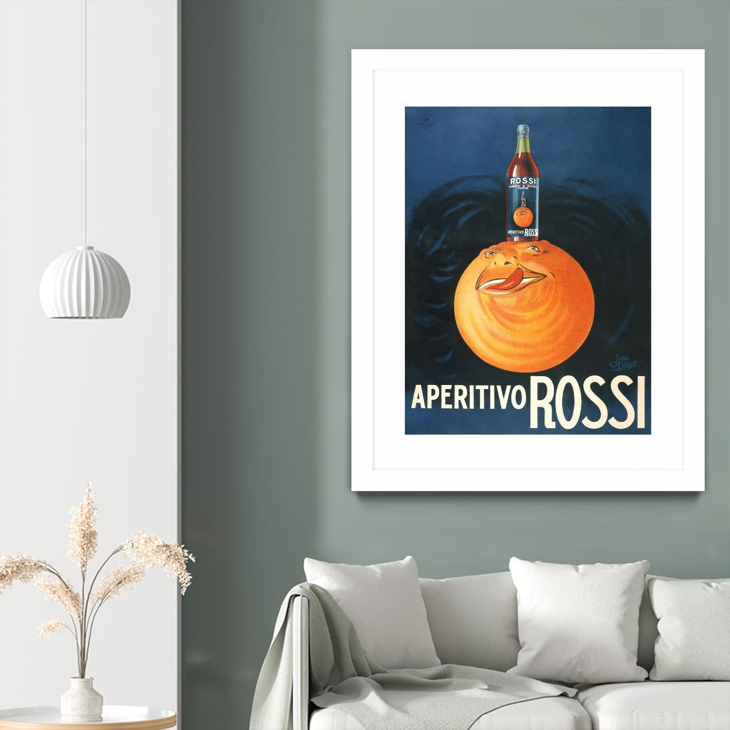 Aperitivo Rossi by Jean Droit on GIANT ART - vintage vintage