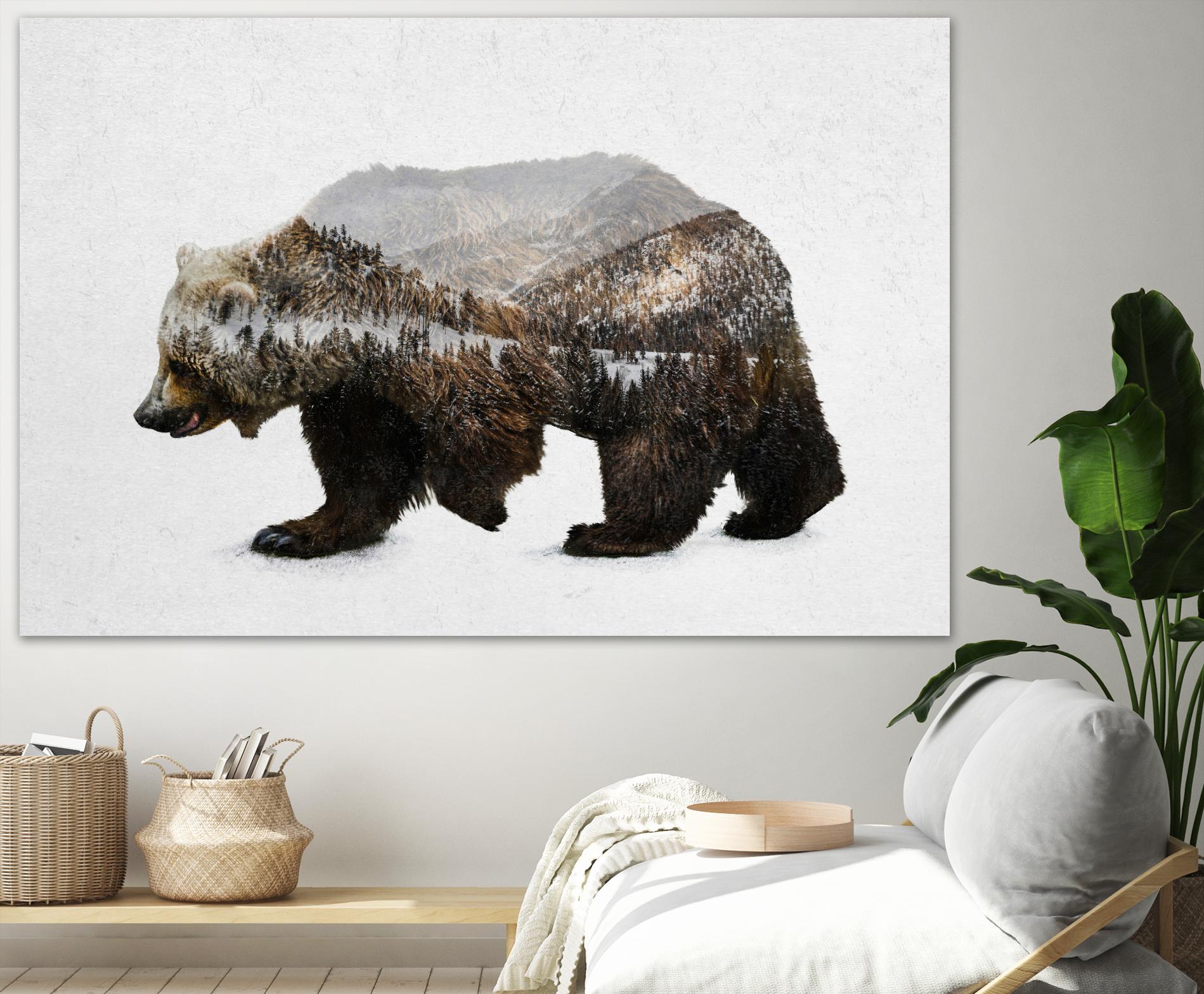 The Kodiak Brown Bear by Davies Babies on GIANT ART - white animals