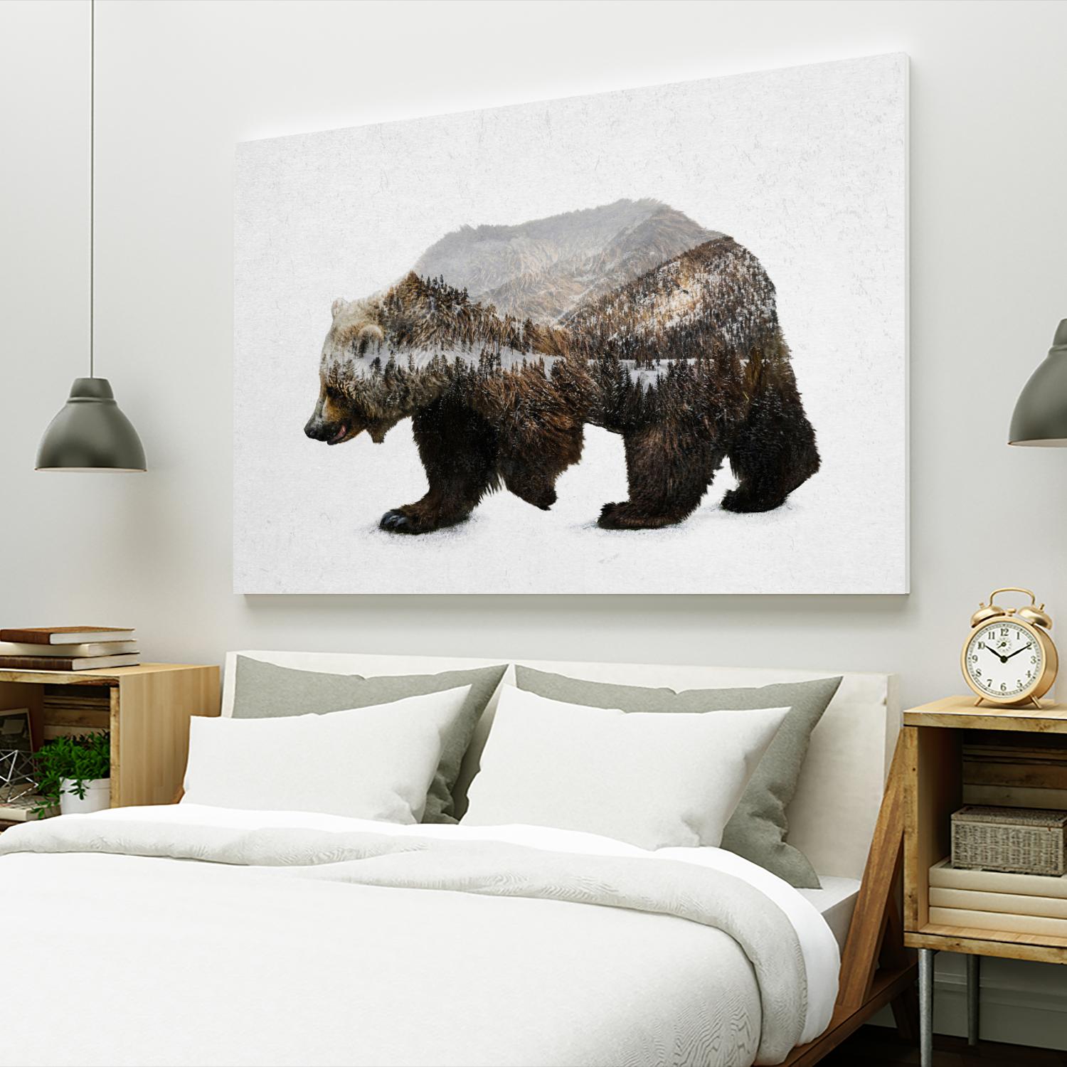 The Kodiak Brown Bear by Davies Babies on GIANT ART - white animals