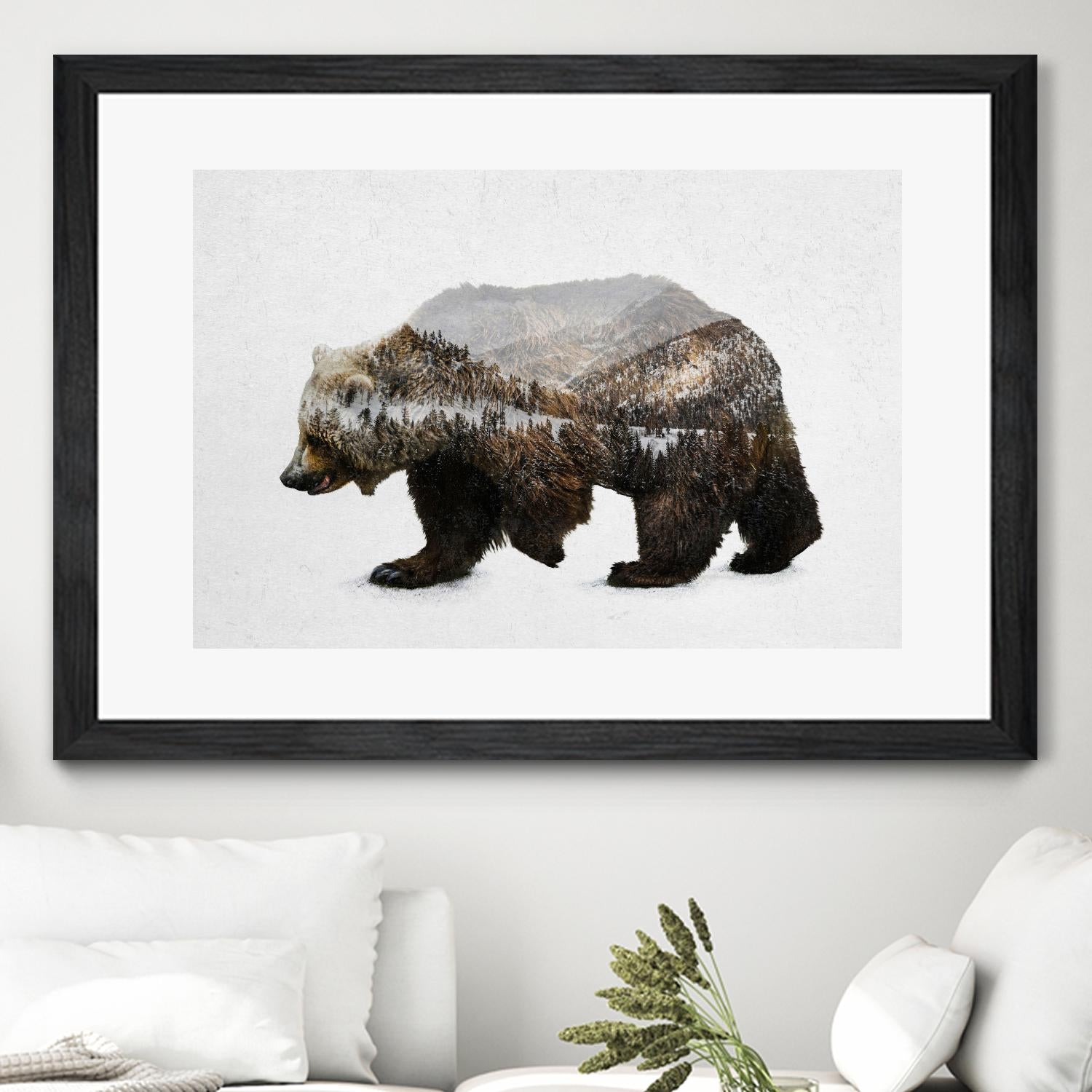 The Kodiak Brown Bear by Davies Babies on GIANT ART - white animals