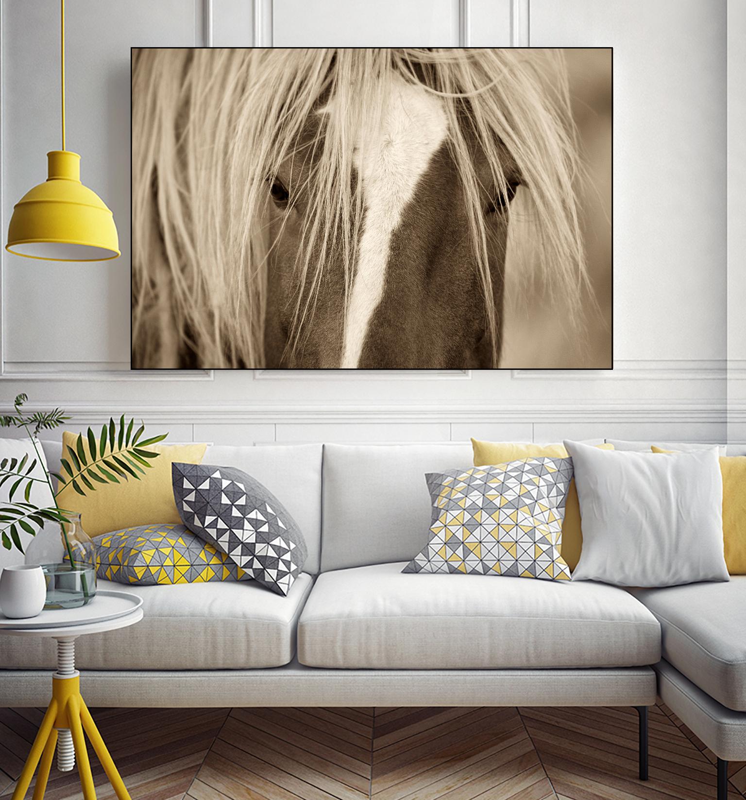 The Blonde by Lisa Dearing on GIANT ART - beige animals