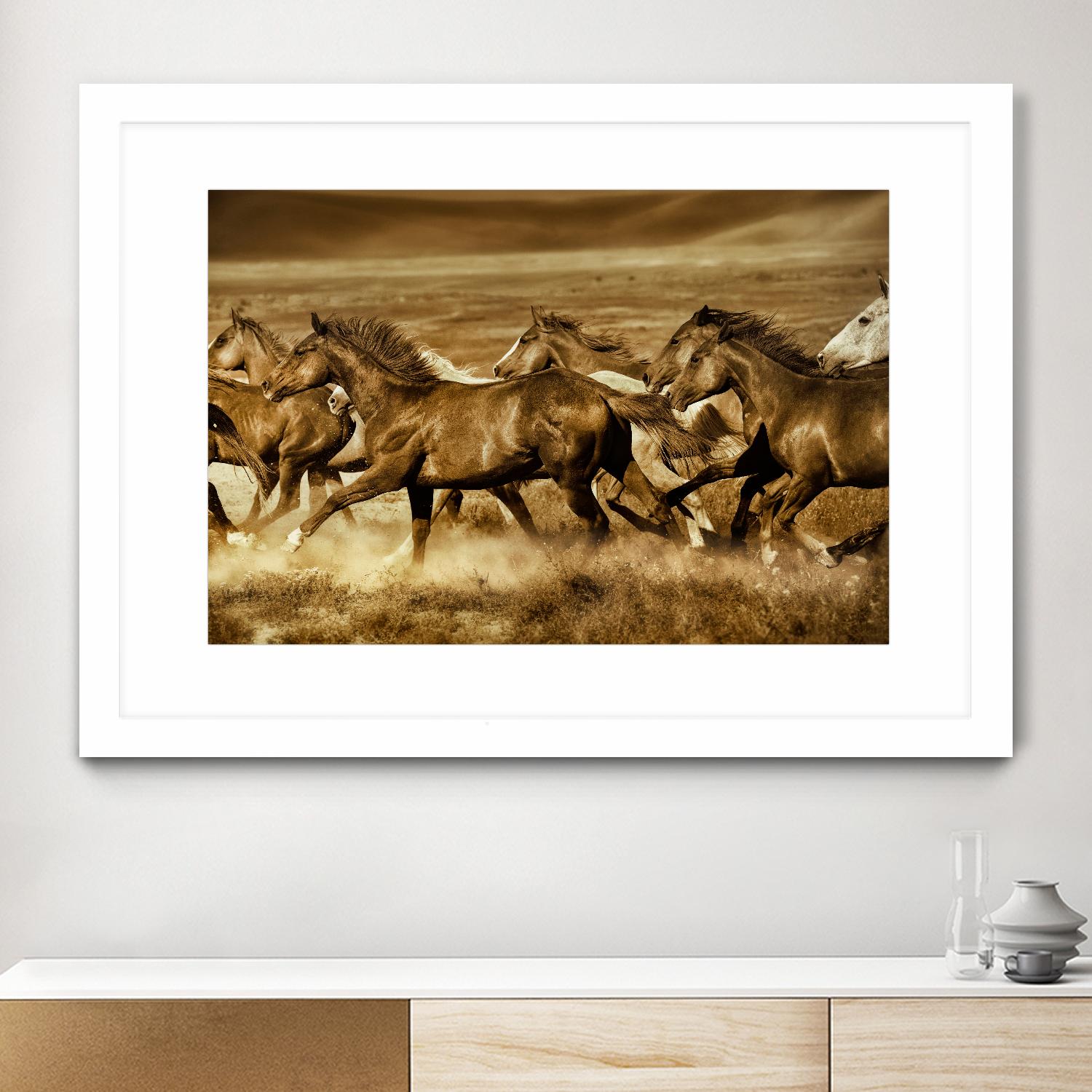 Unbroken by Lisa Dearing on GIANT ART - beige animals