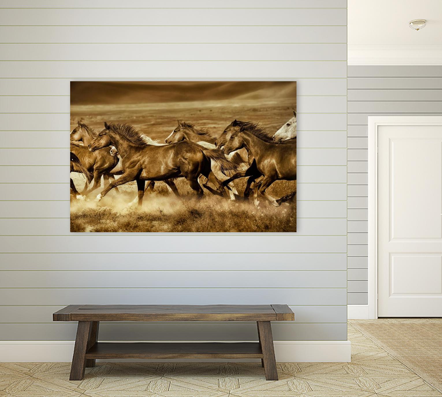 Unbroken by Lisa Dearing on GIANT ART - beige animals