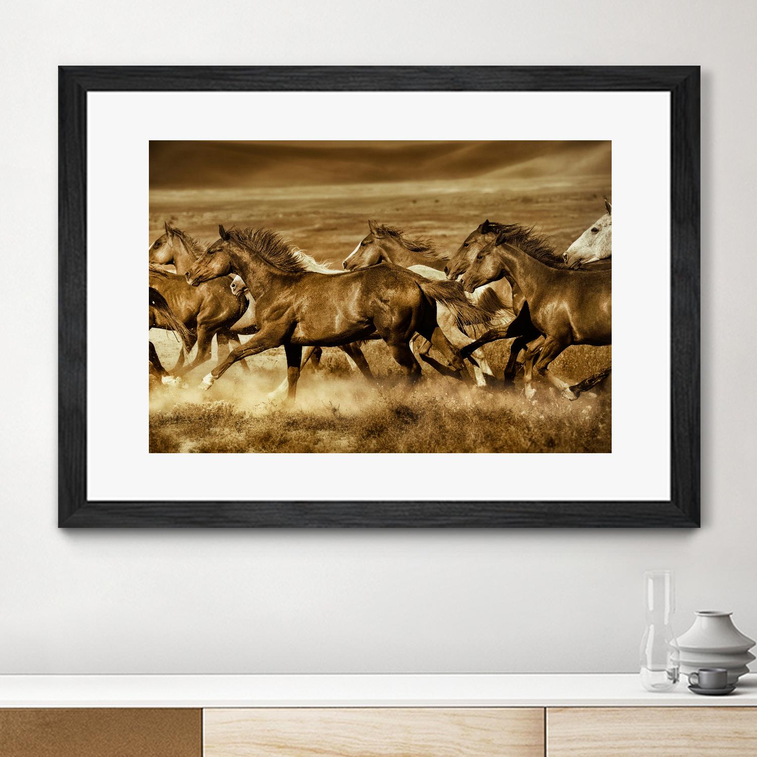 Unbroken by Lisa Dearing on GIANT ART - beige animals