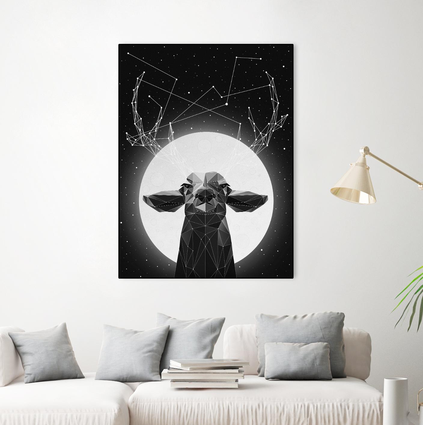 Banyon Deer by Davies Babies on GIANT ART - multicolor animals; contemporary