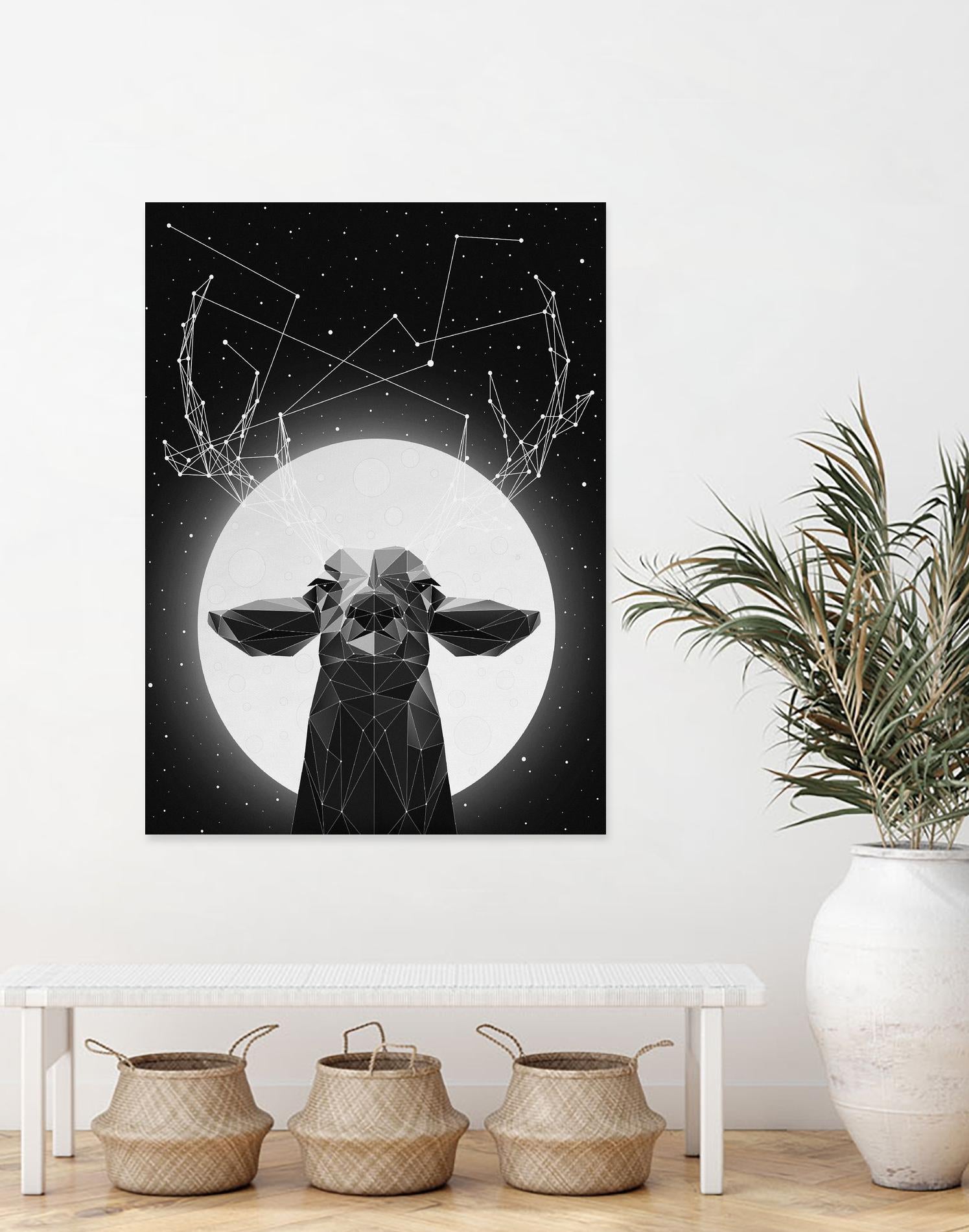 Banyon Deer by Davies Babies on GIANT ART - multicolor animals; contemporary