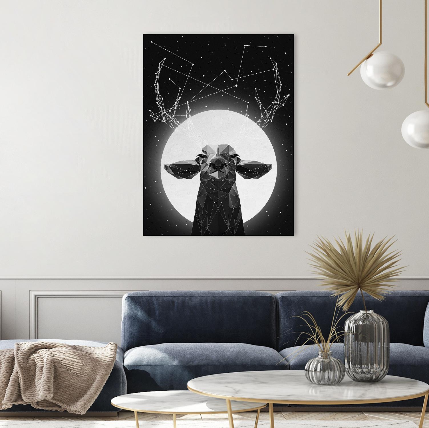 Banyon Deer by Davies Babies on GIANT ART - multicolor animals; contemporary