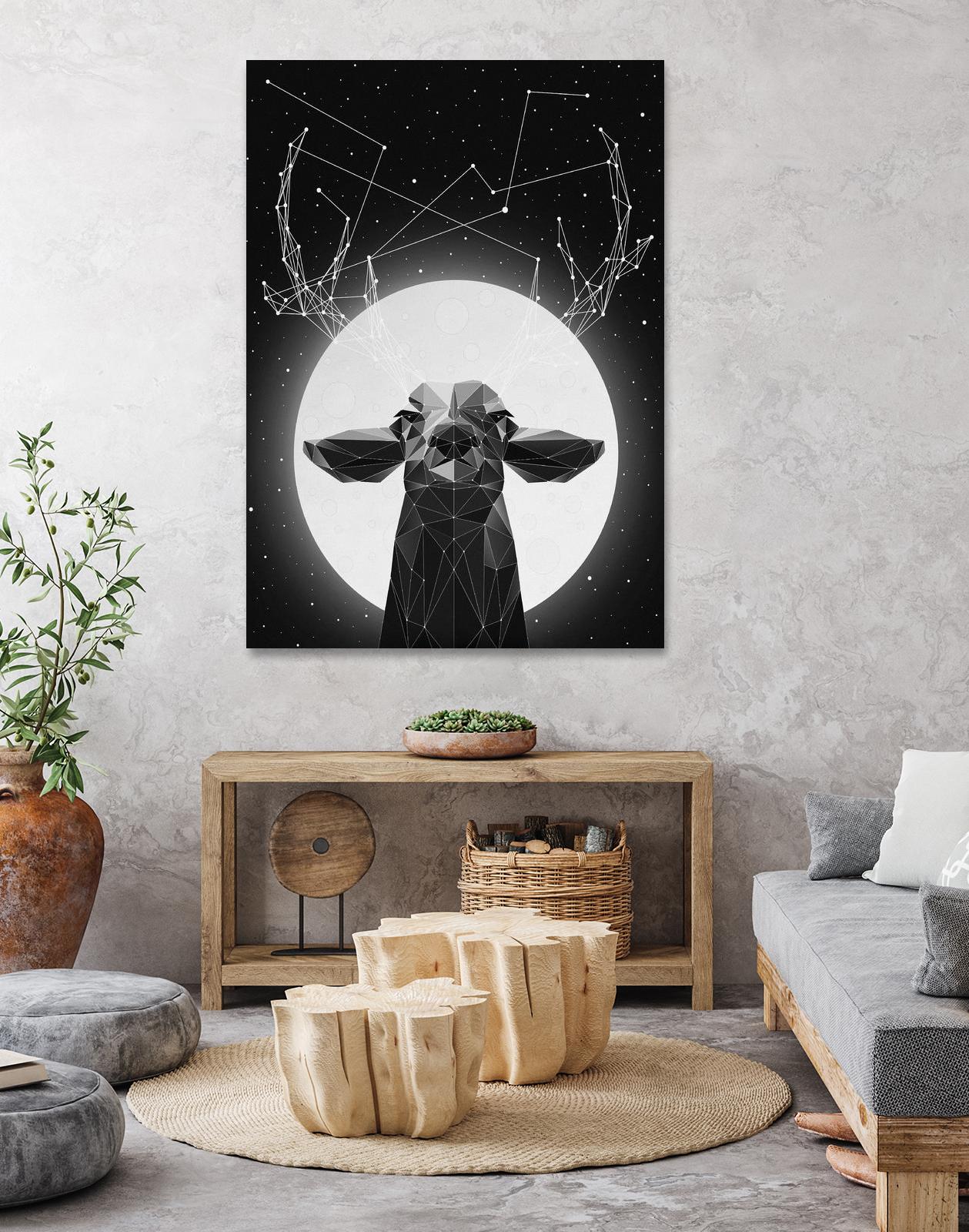 Banyon Deer by Davies Babies on GIANT ART - multicolor animals; contemporary