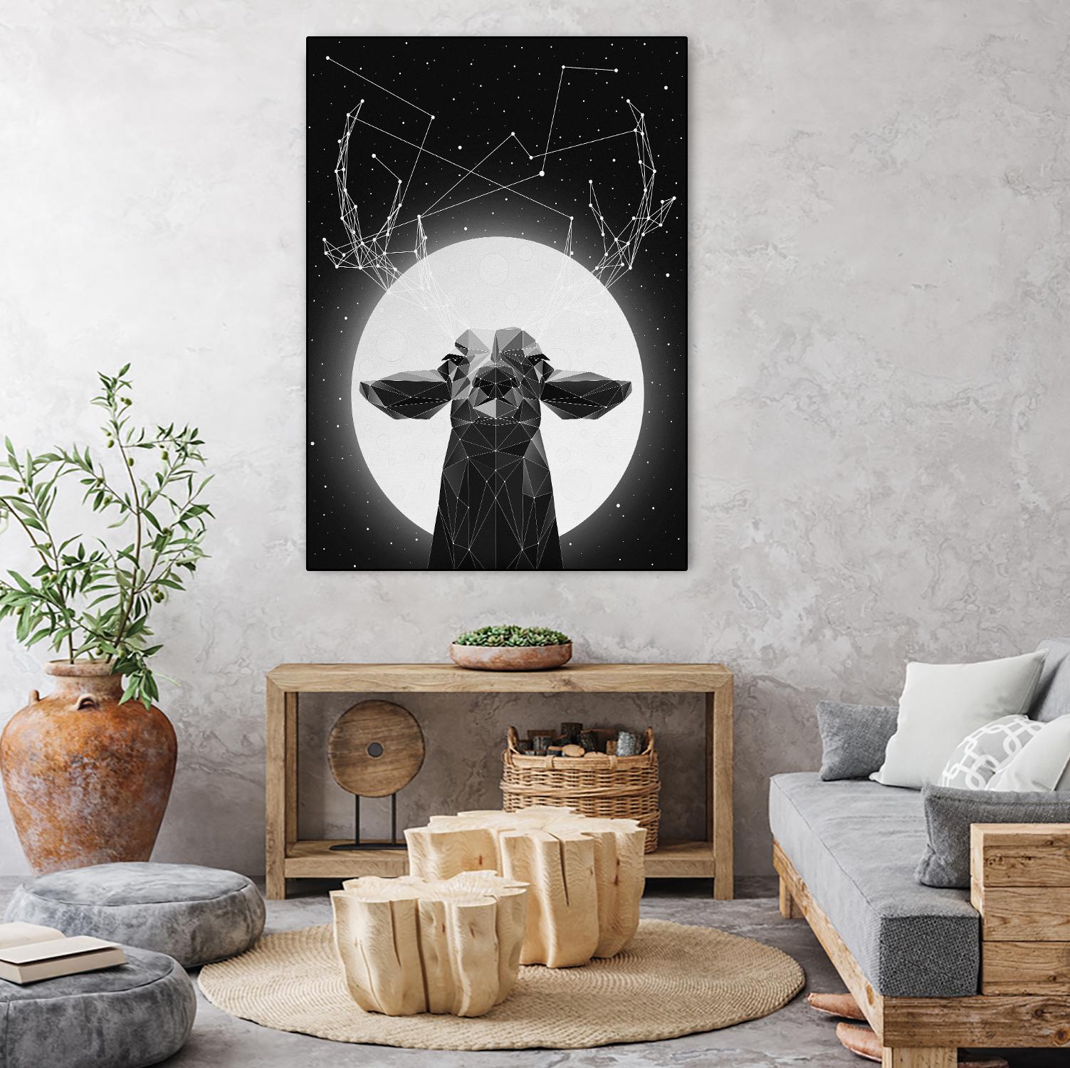 Banyon Deer by Davies Babies on GIANT ART - multicolor animals; contemporary