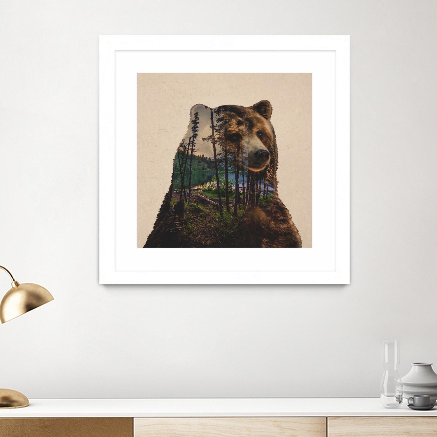Bear Lake by Davies Babies on GIANT ART - multicolor animals; contemporary