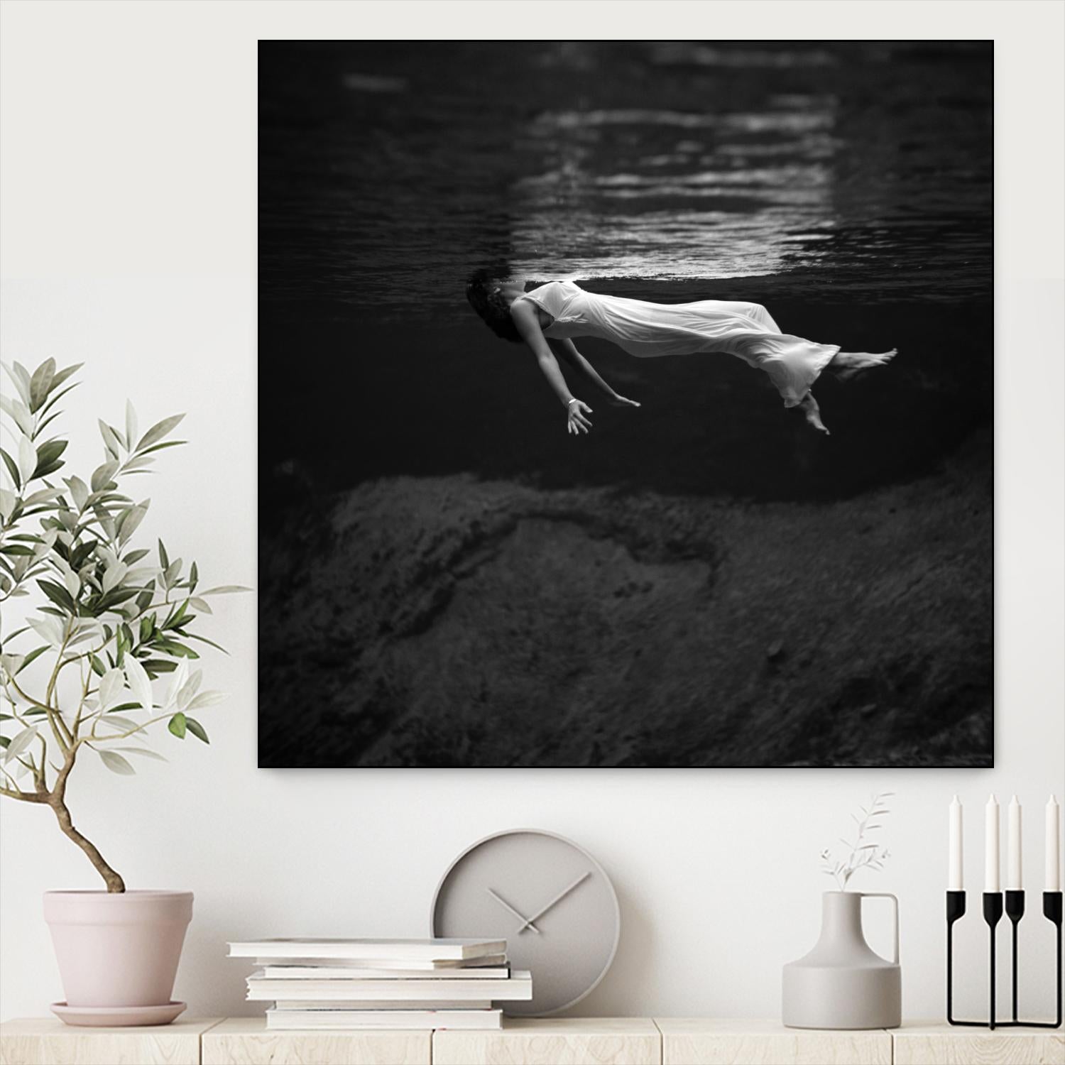 Weeki Wachee Spring, Florida (1947) by Toni Frissell on GIANT ART - multicolor photography; figurative