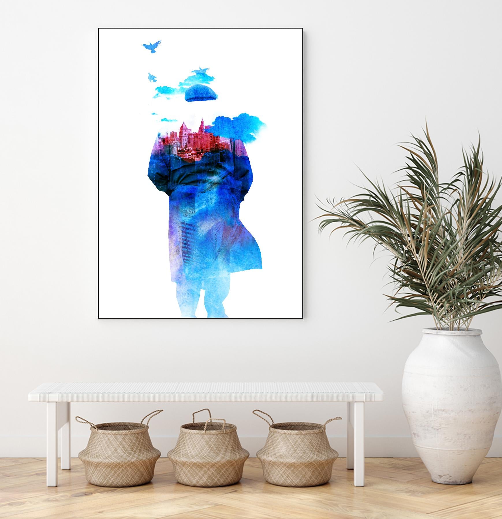 Get Away From Town by Robert Farkas on GIANT ART - white contemporary