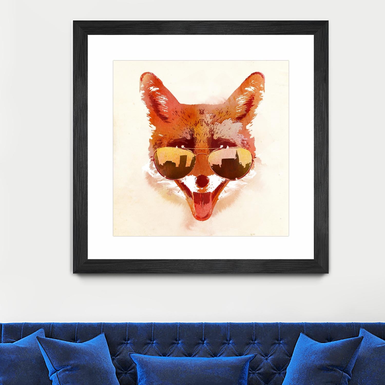 Big Town Fox by Robert Farkas on GIANT ART - beige animals