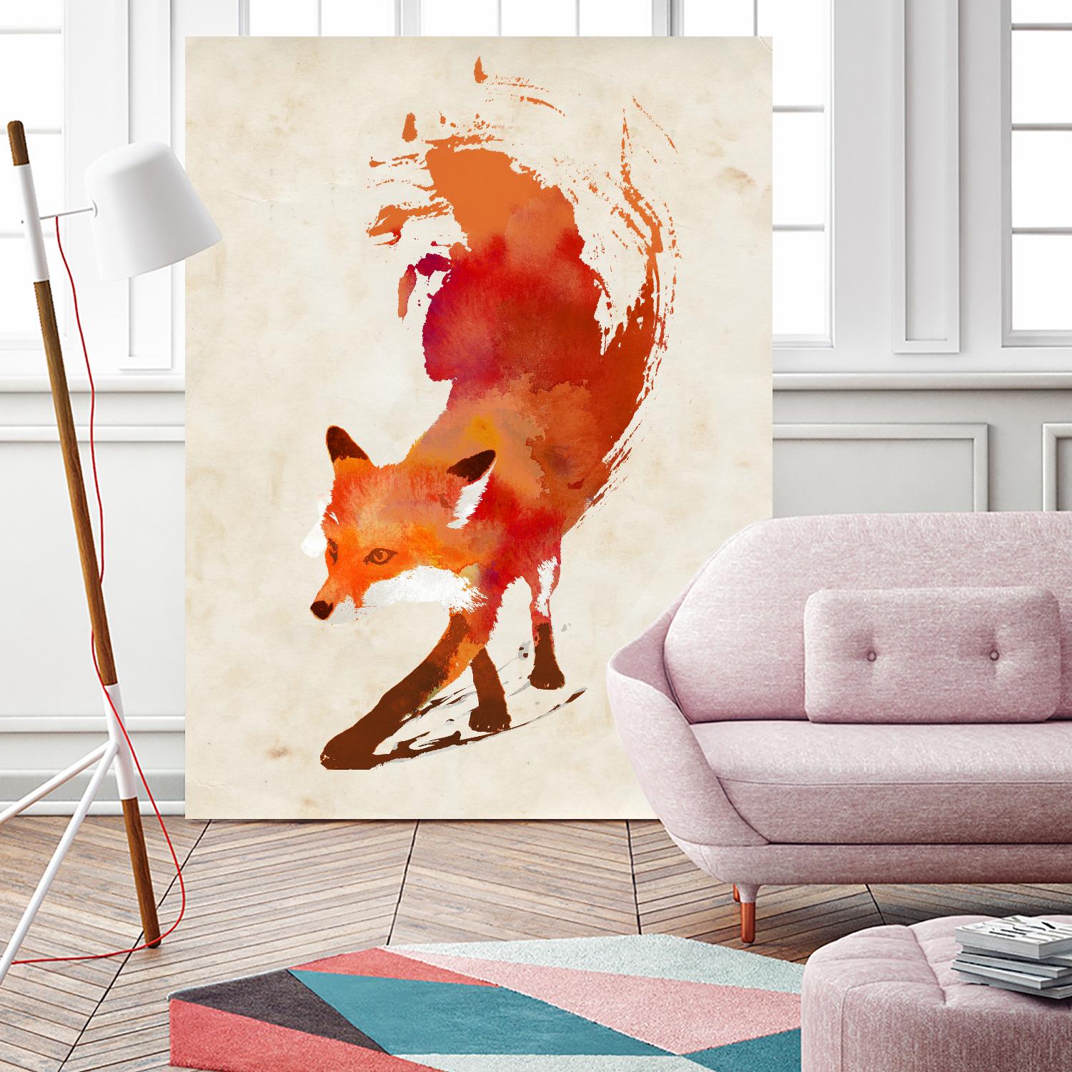 Vulpes Vulpes by Robert Farkas on GIANT ART - beige animals