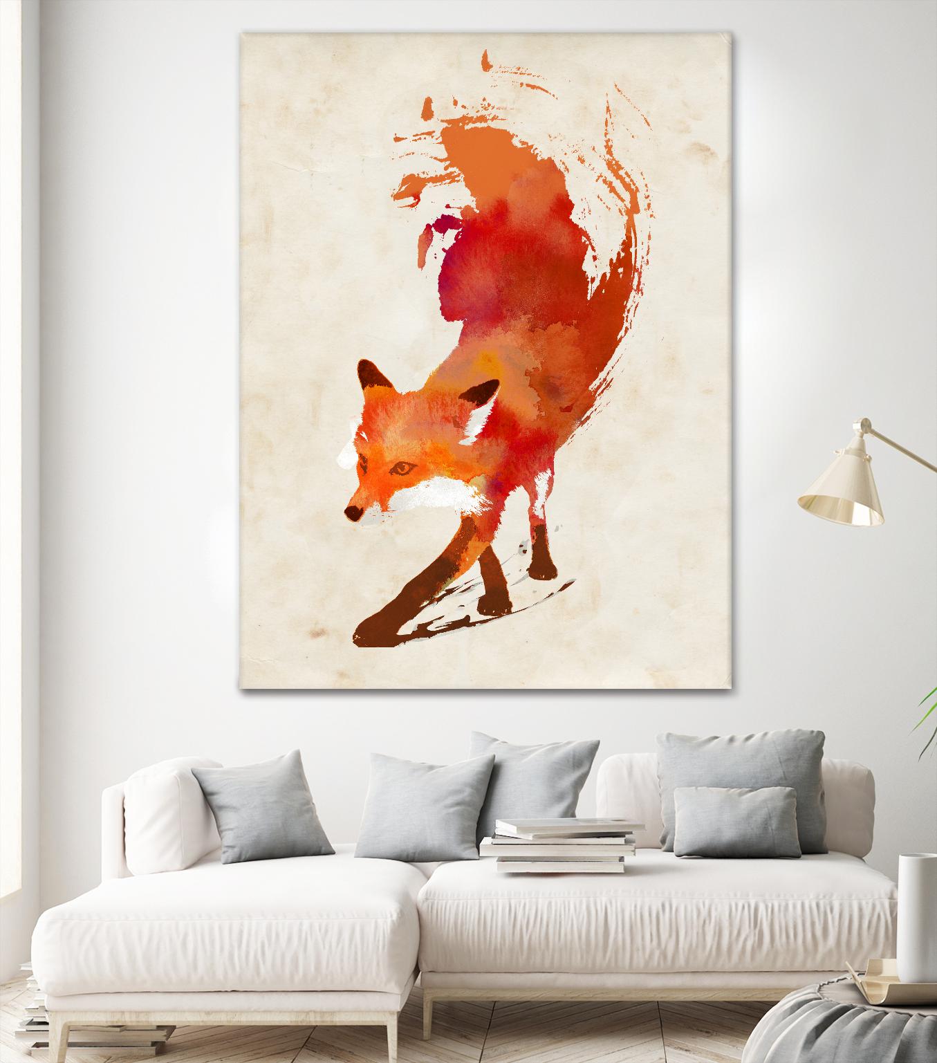 Vulpes Vulpes by Robert Farkas on GIANT ART - beige animals