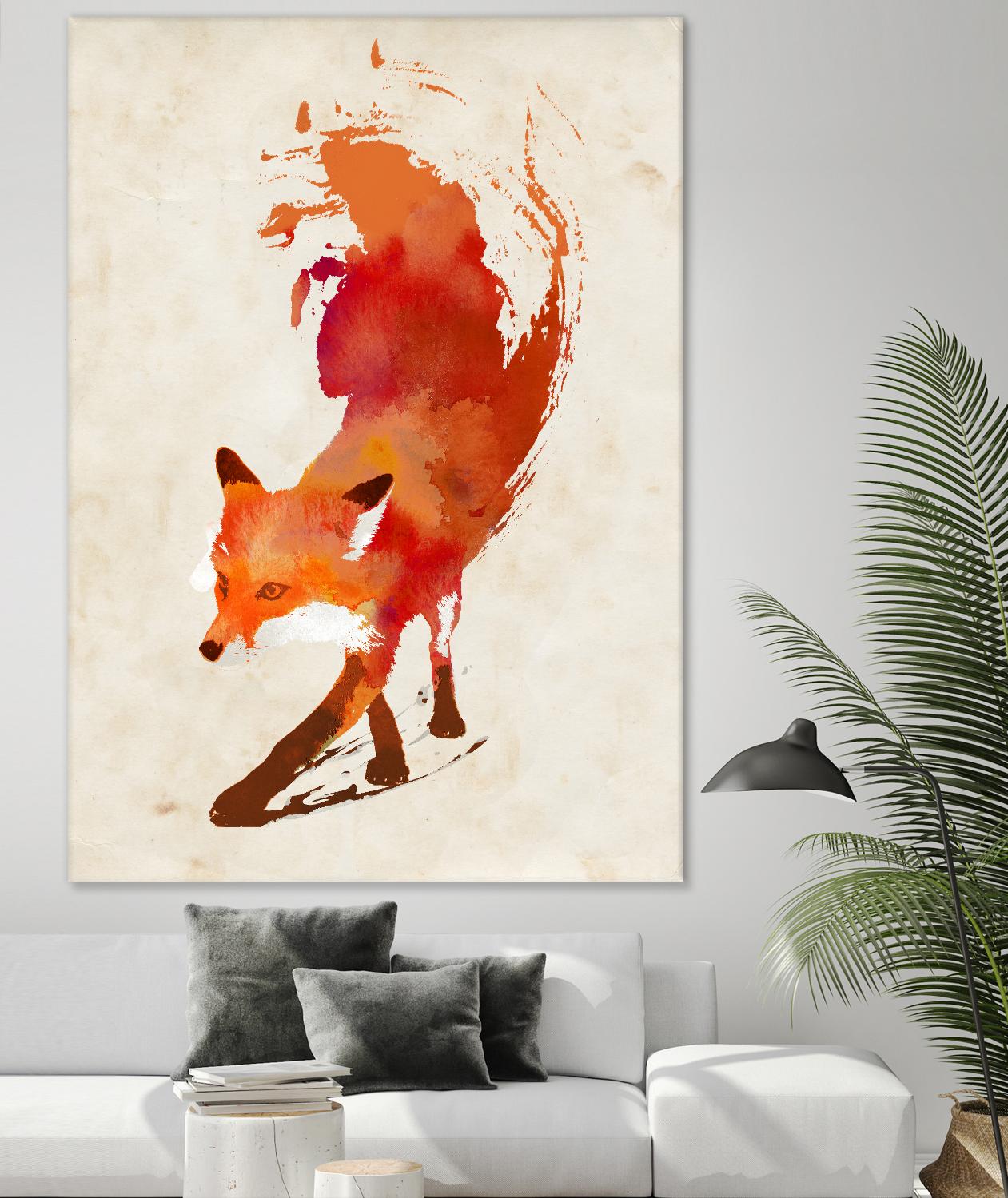 Vulpes Vulpes by Robert Farkas on GIANT ART - beige animals