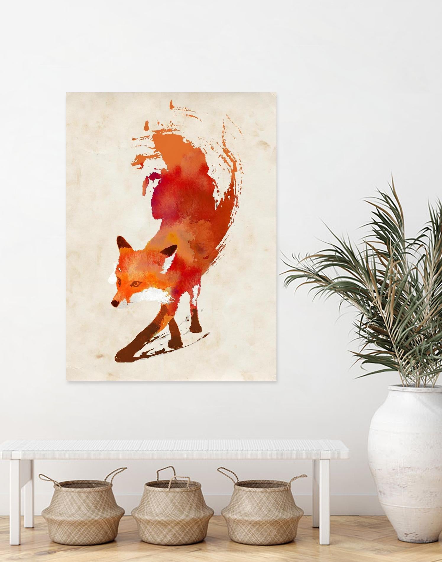 Vulpes Vulpes by Robert Farkas on GIANT ART - beige animals