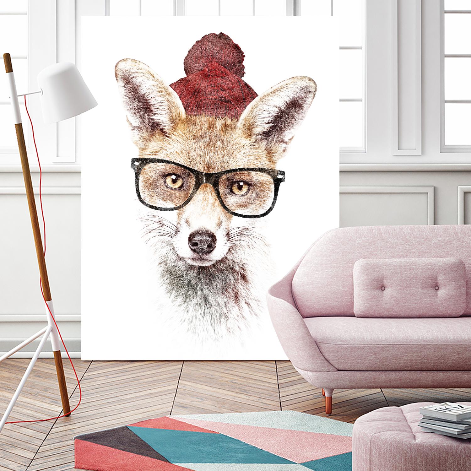 It's Pretty Cold Outside by Robert Farkas on GIANT ART - white animals