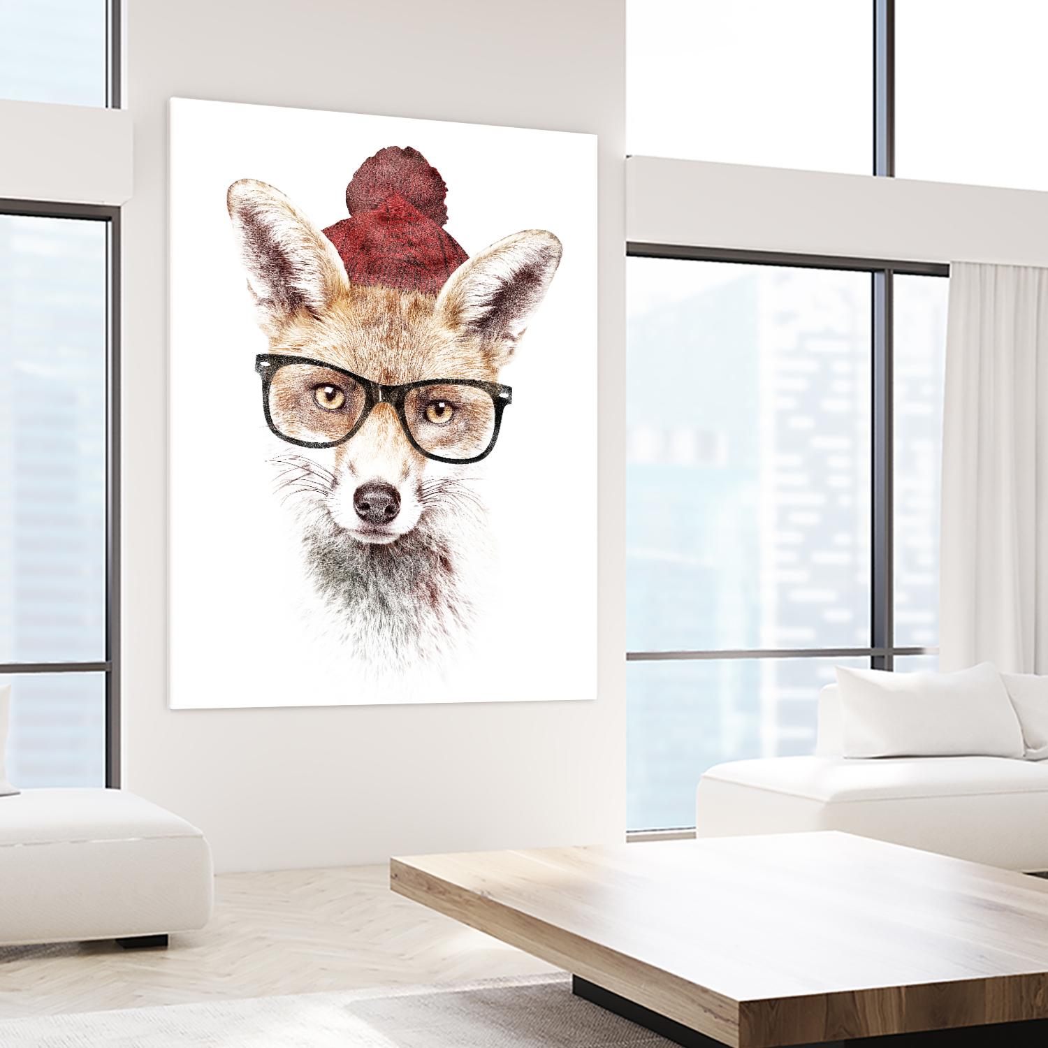 It's Pretty Cold Outside by Robert Farkas on GIANT ART - white animals