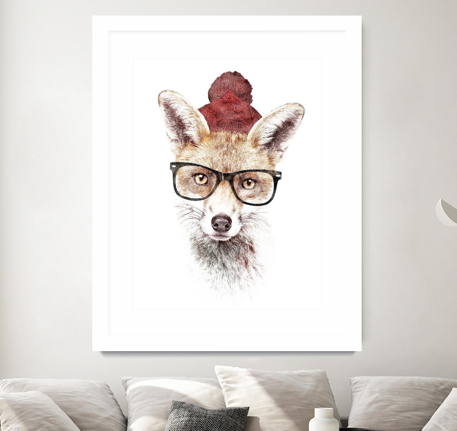 It's Pretty Cold Outside by Robert Farkas on GIANT ART - white animals