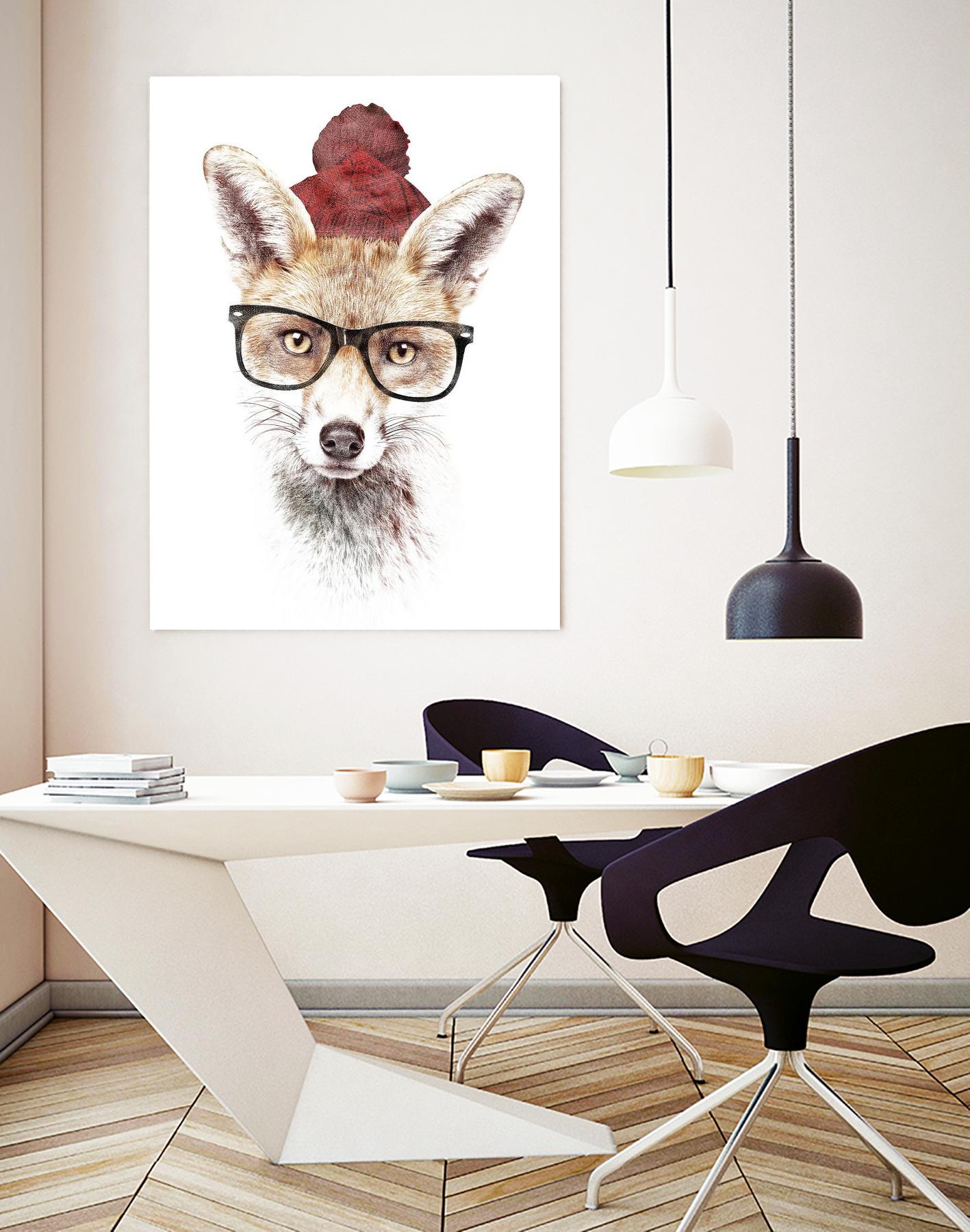 It's Pretty Cold Outside by Robert Farkas on GIANT ART - white animals