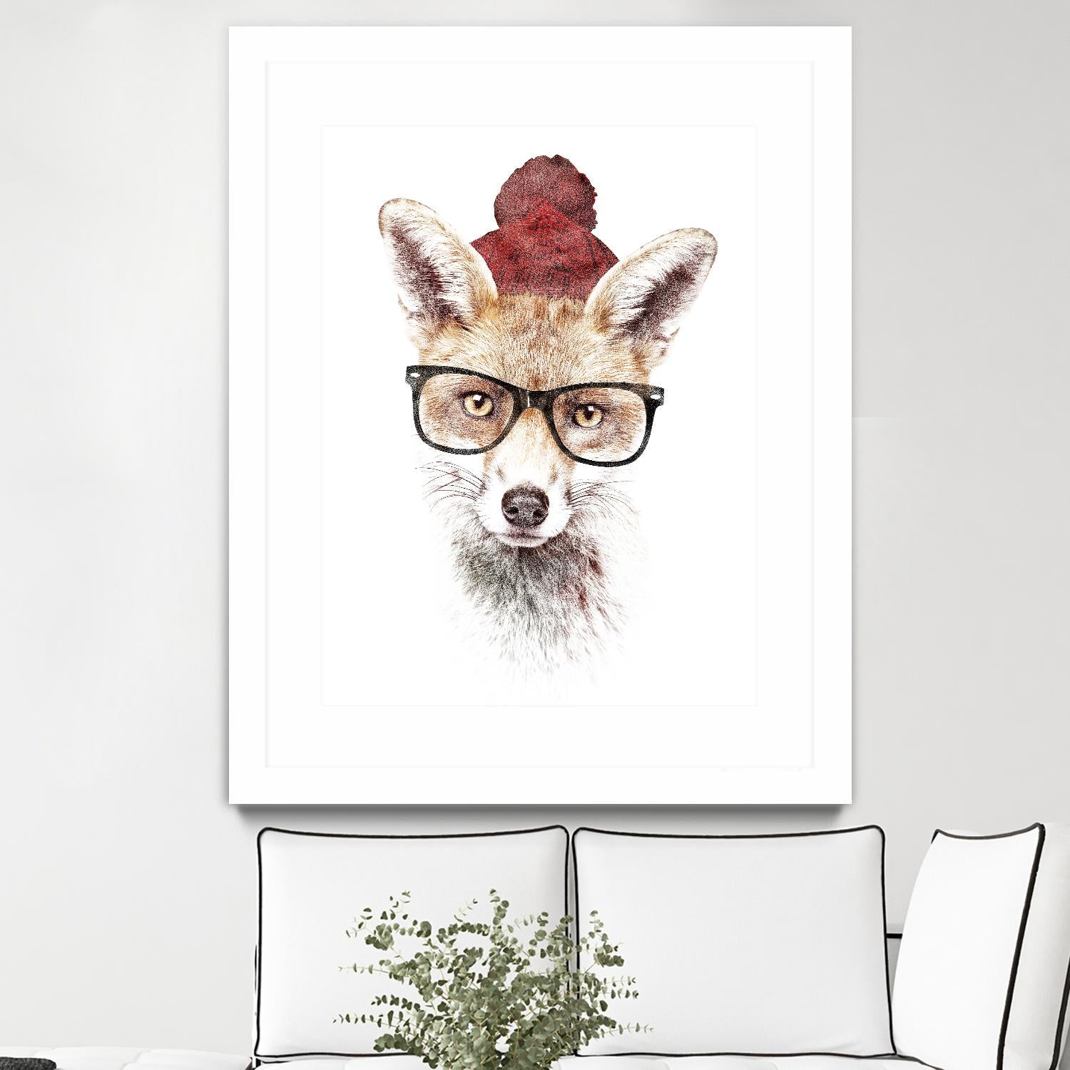 It's Pretty Cold Outside by Robert Farkas on GIANT ART - white animals