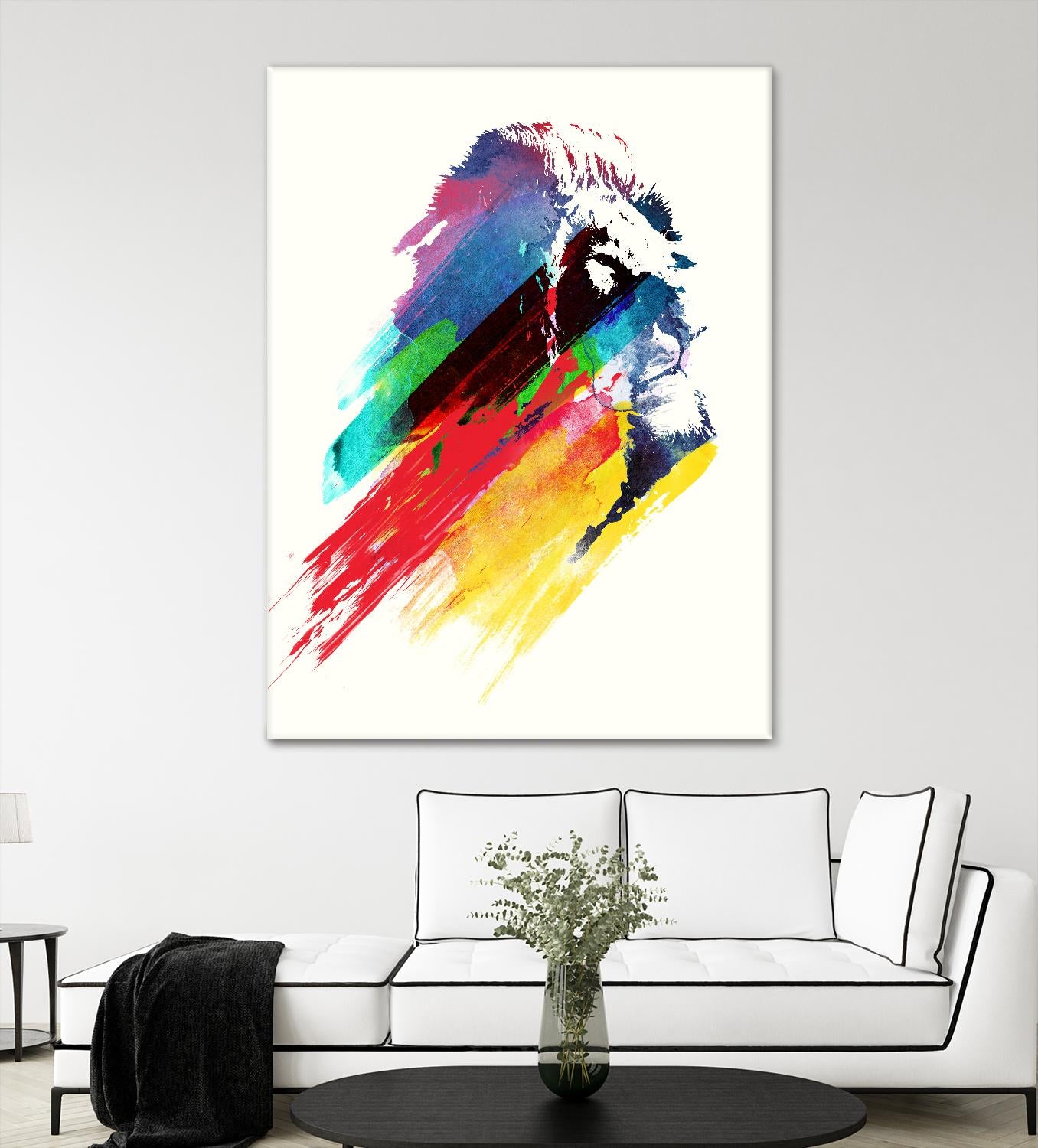 Our Hero by Robert Farkas on GIANT ART - blue animals