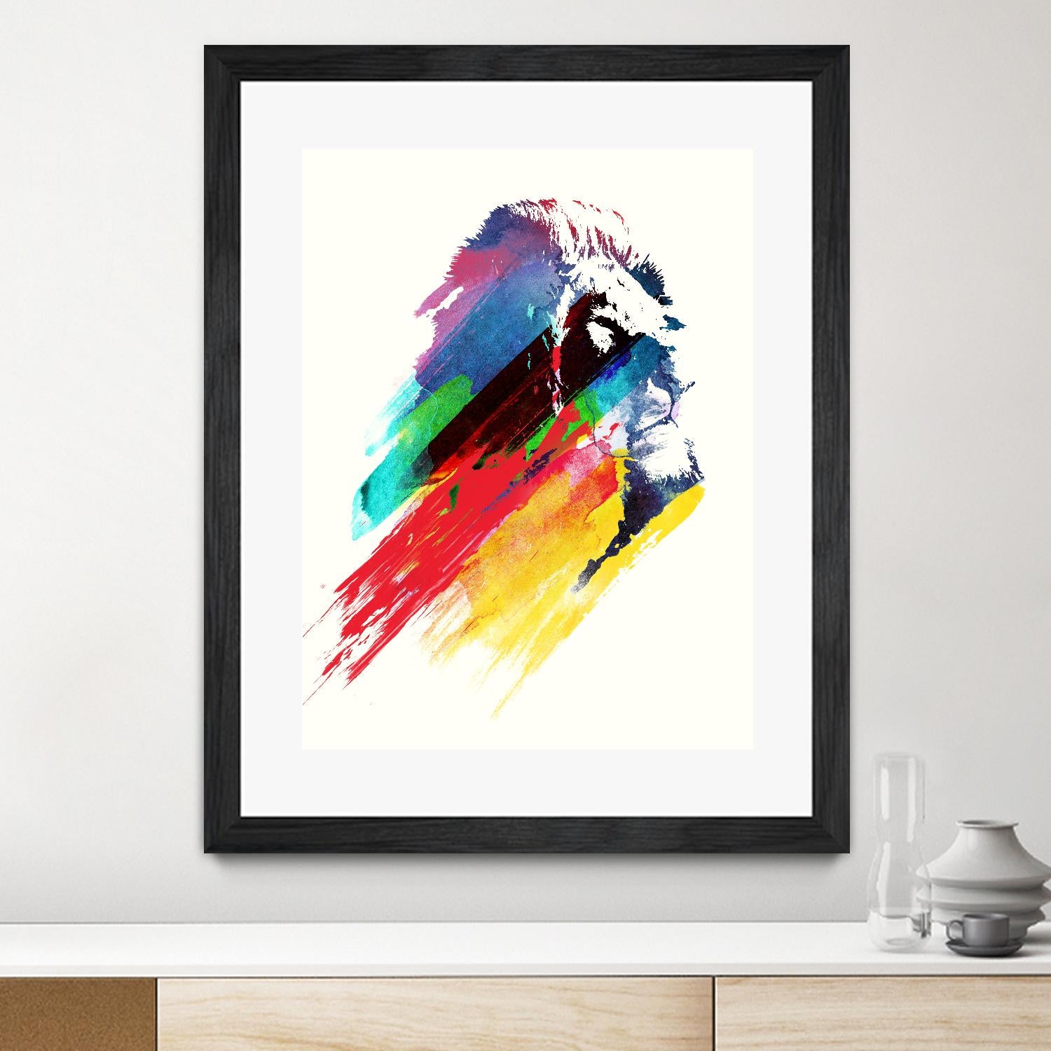 Our Hero by Robert Farkas on GIANT ART - blue animals