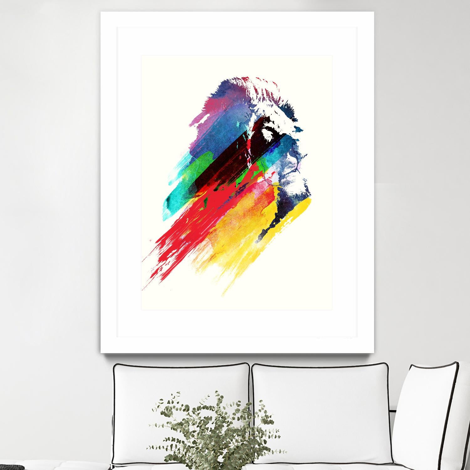 Our Hero by Robert Farkas on GIANT ART - blue animals