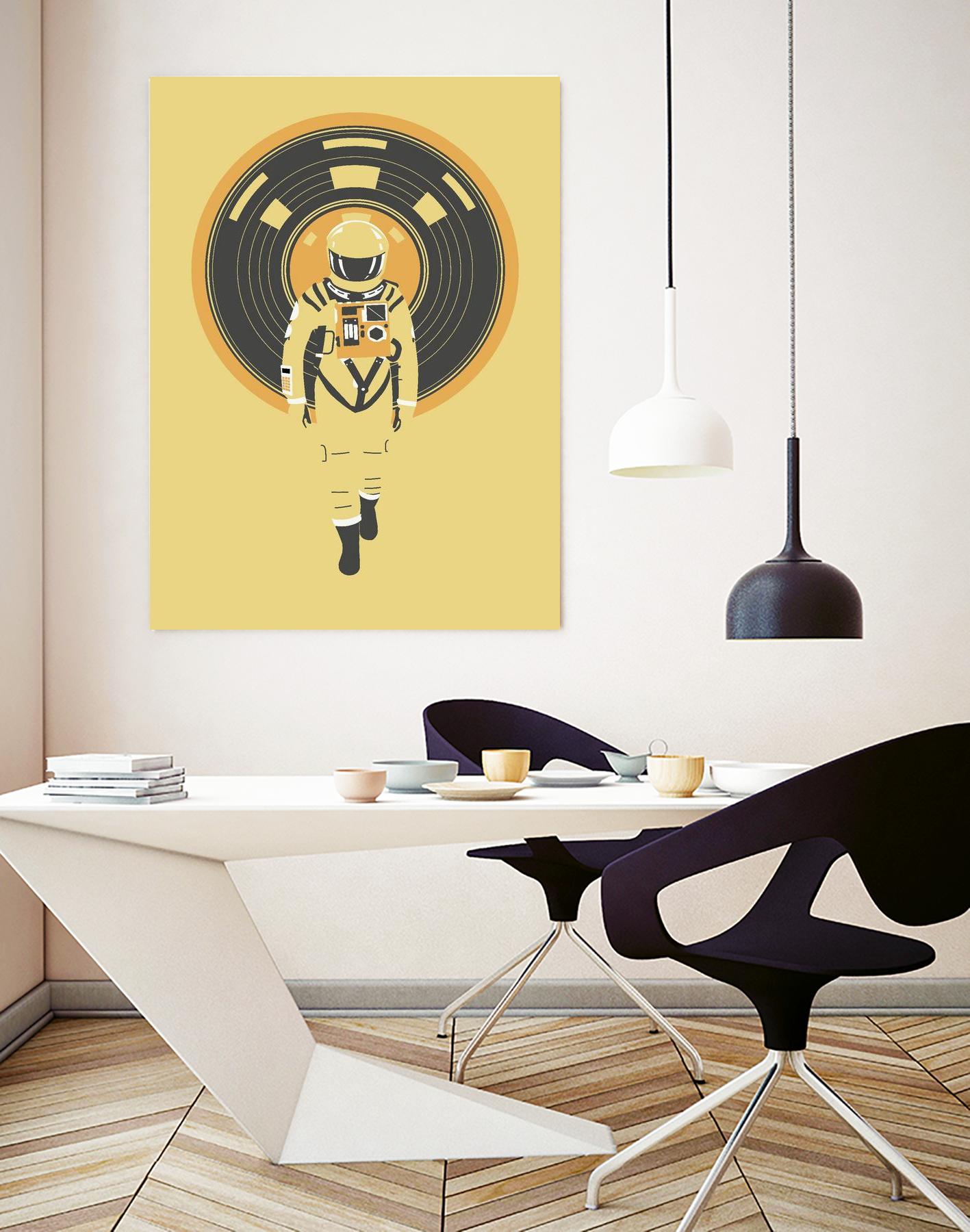 DJ Hal by Robert Farkas on GIANT ART - brown contemporary