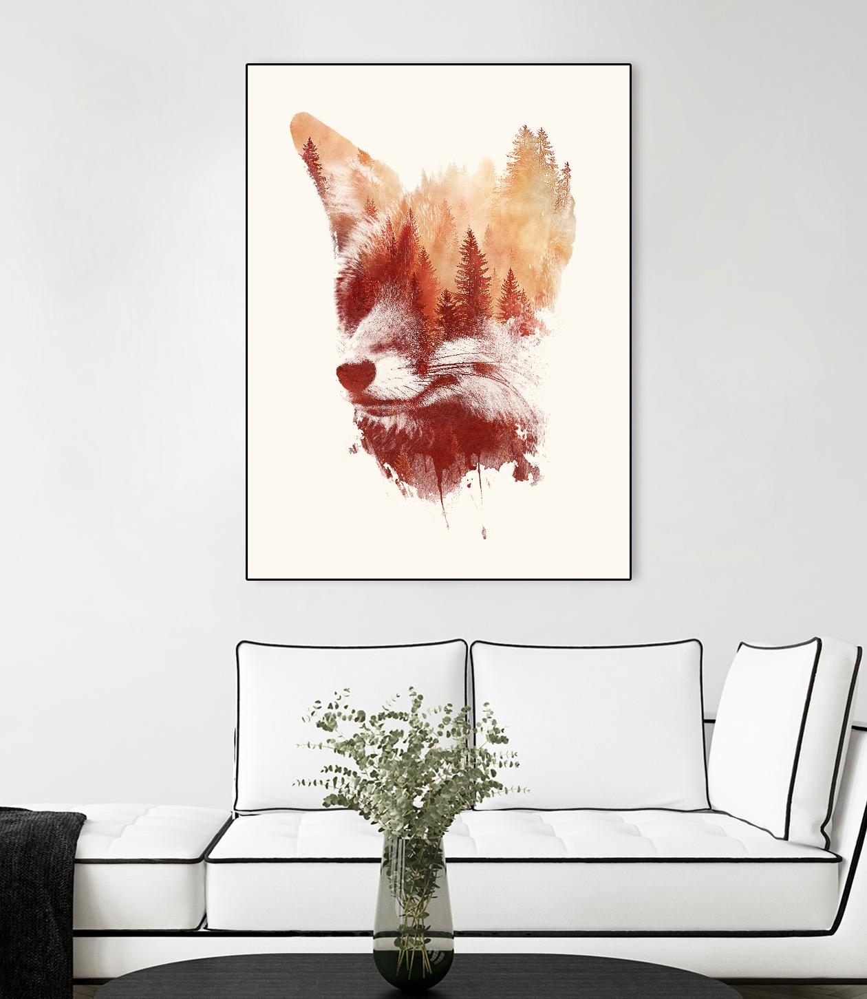 Blind Fox by Robert Farkas on GIANT ART - orange animals