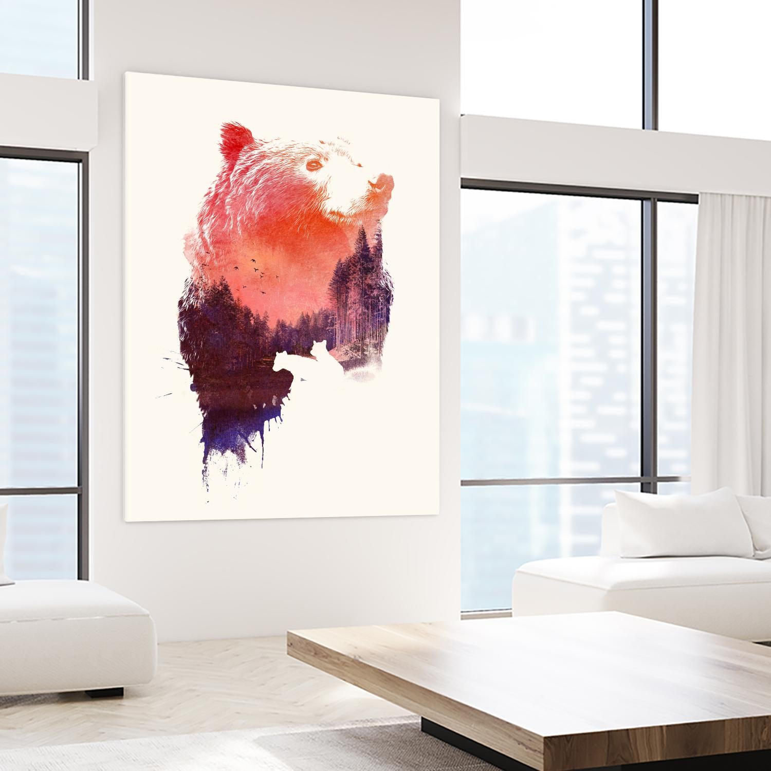 Love Forever by Robert Farkas on GIANT ART - purple animals