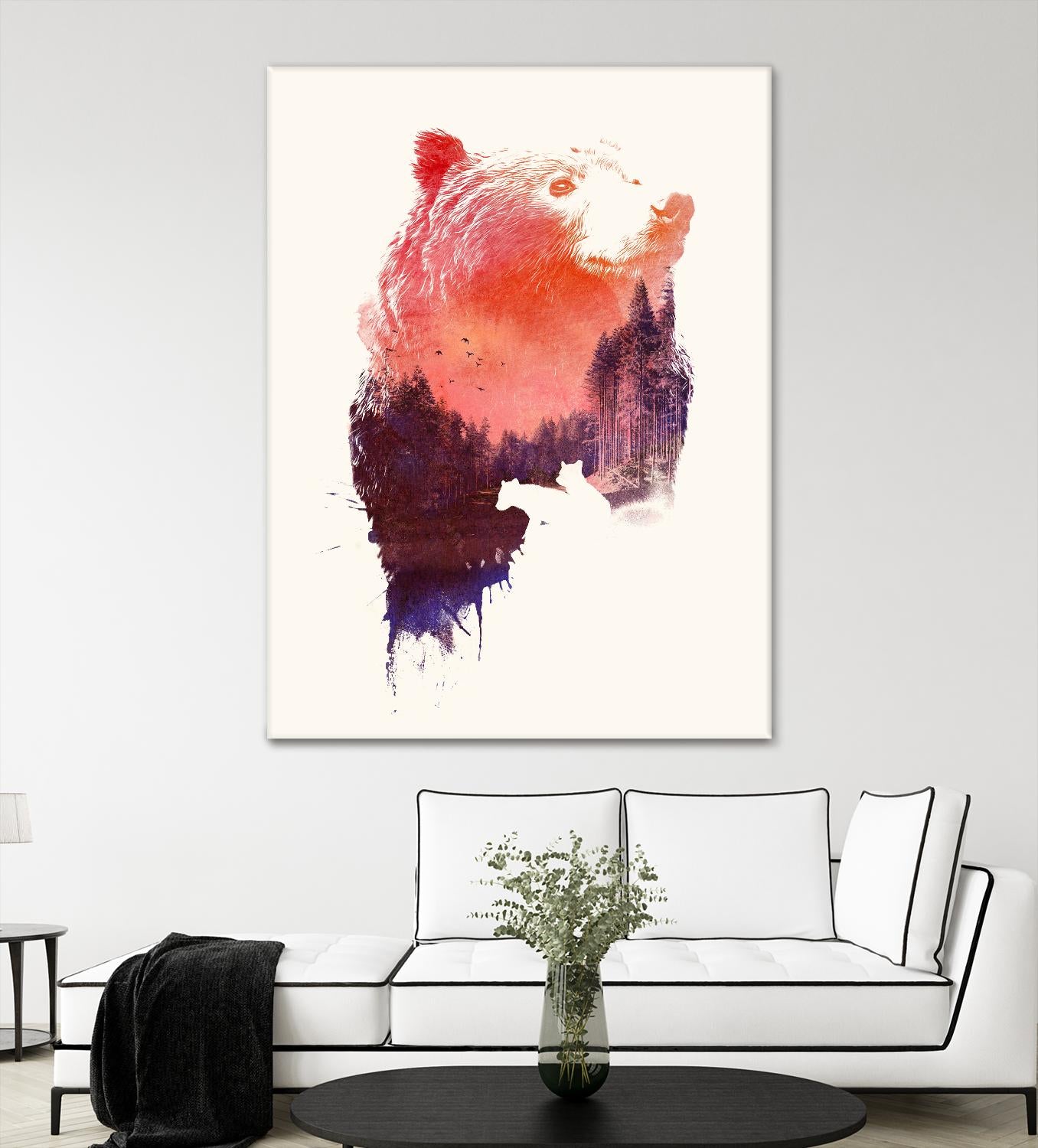 Love Forever by Robert Farkas on GIANT ART - purple animals