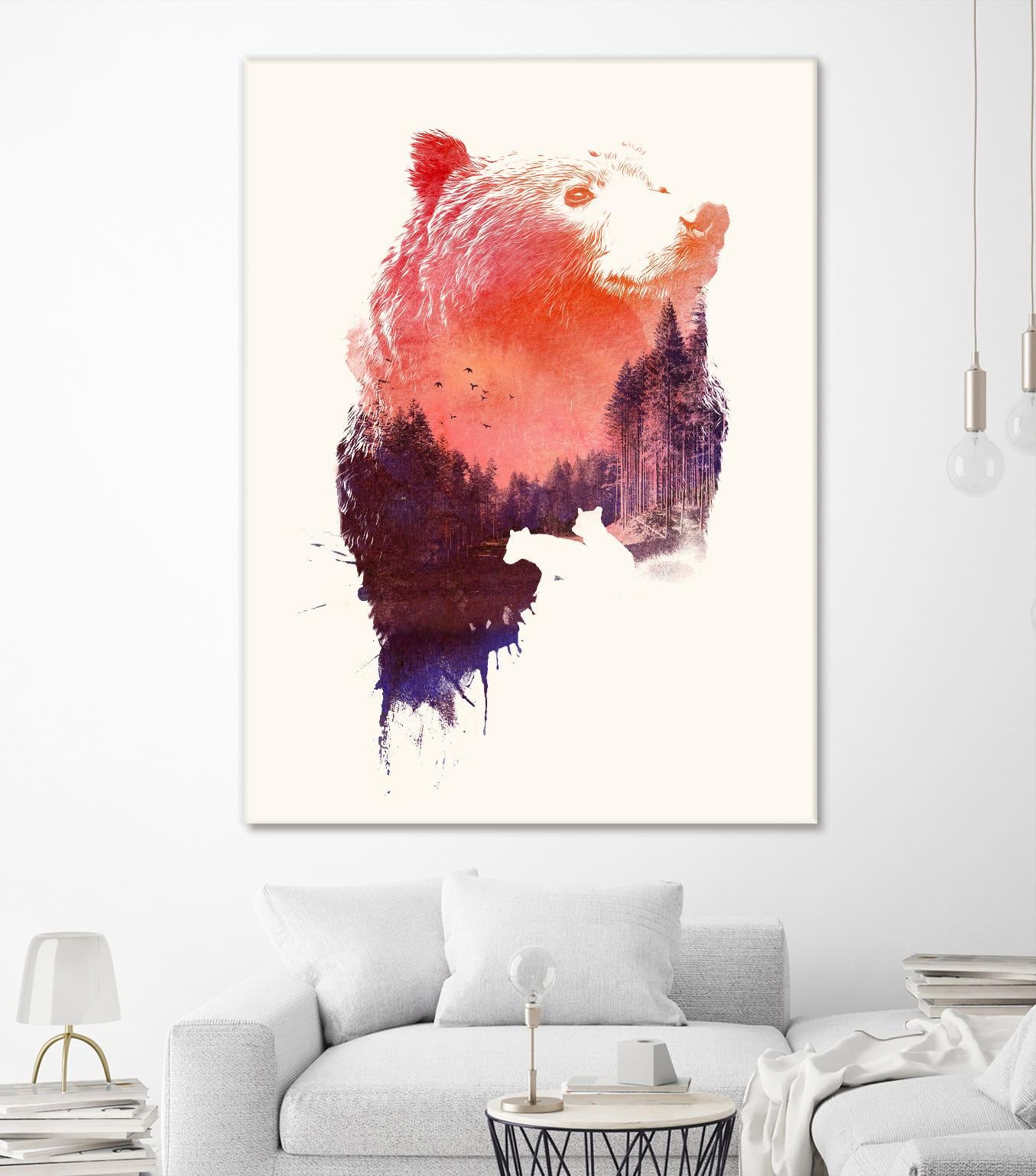 Love Forever by Robert Farkas on GIANT ART - purple animals