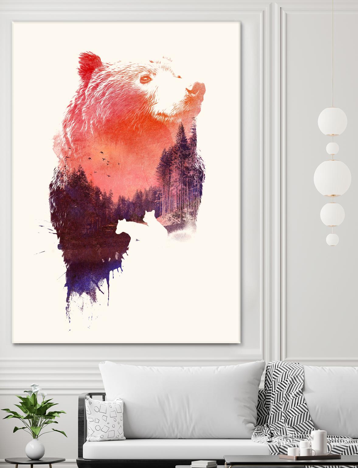 Love Forever by Robert Farkas on GIANT ART - purple animals