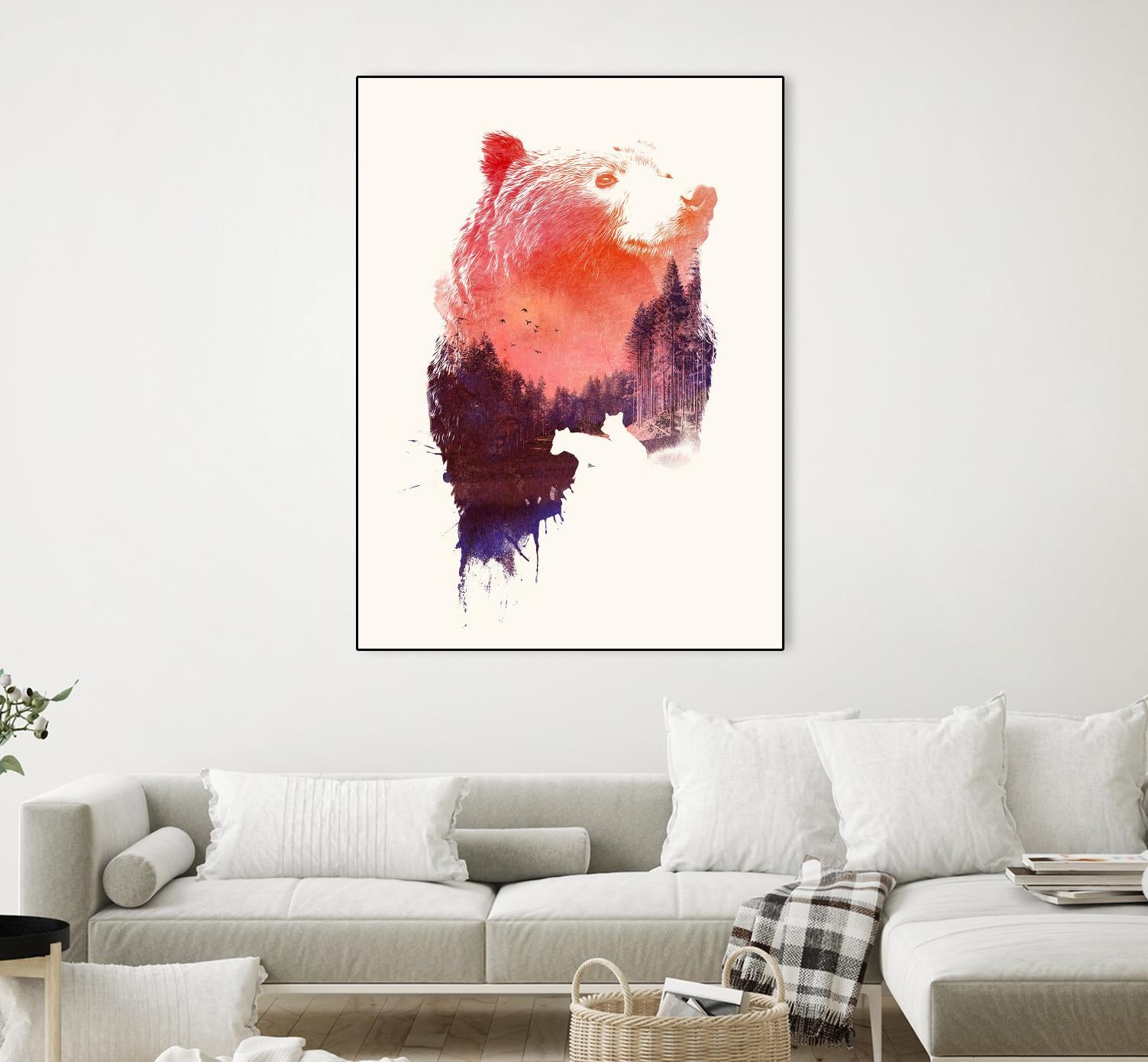 Love Forever by Robert Farkas on GIANT ART - purple animals