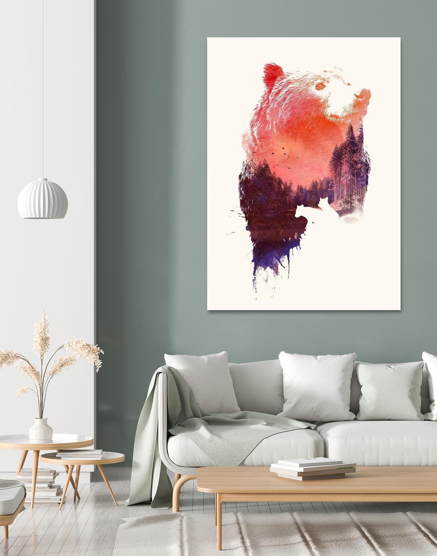 Love Forever by Robert Farkas on GIANT ART - purple animals